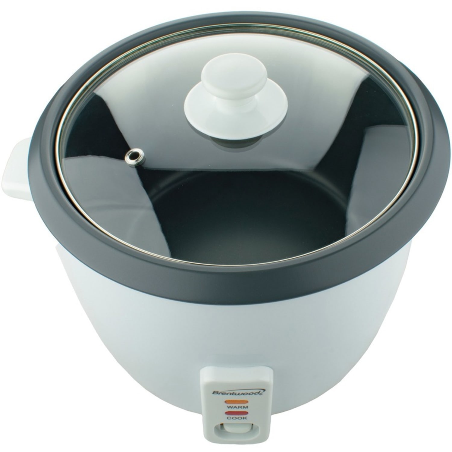 Brentwood 10-Cup Rice Cooker and Steamer, White - Image 5