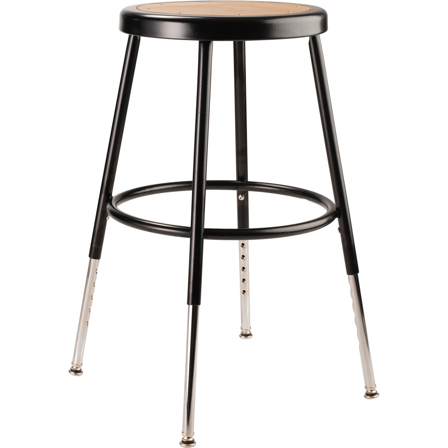 National Public Seating Adjustable Hardboard Stools 19in 27inH Black Set of 5 PopularChairscom National Public Seating Adjustable Hardboard Stools 19in 27inH Black Set of 5 PopularChairscom