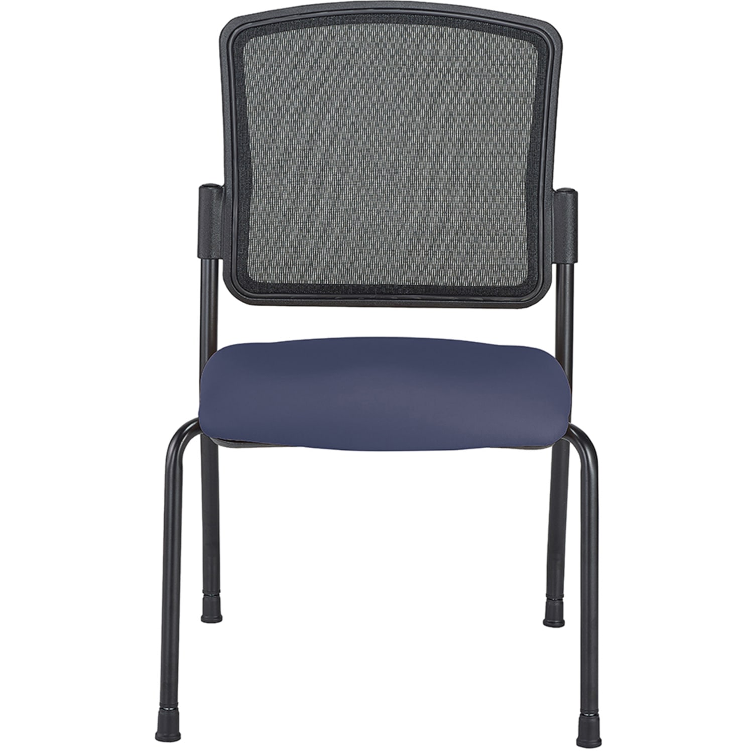 WorkPro Spectrum Series Mesh/Vinyl Stacking Guest Chair with Antimicrobial Protection, Armless, Grape, Set Of 2 Chairs, BIFMA Compliant