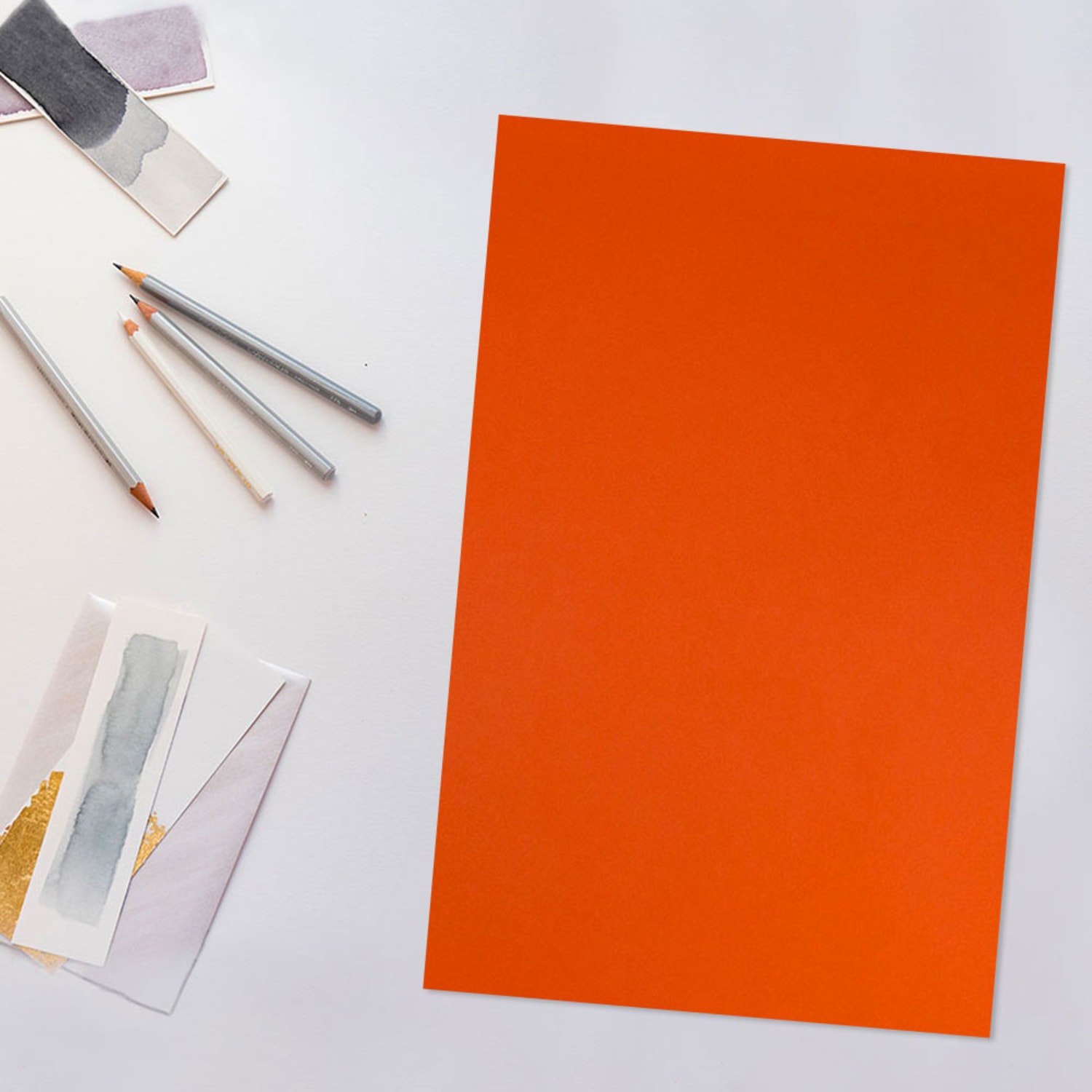 JAM Paper Card Stock, Orbit Orange, Ledger (11in x 17in), 65 Lb, 30% Recycled, Pack Of 50 - Image 4