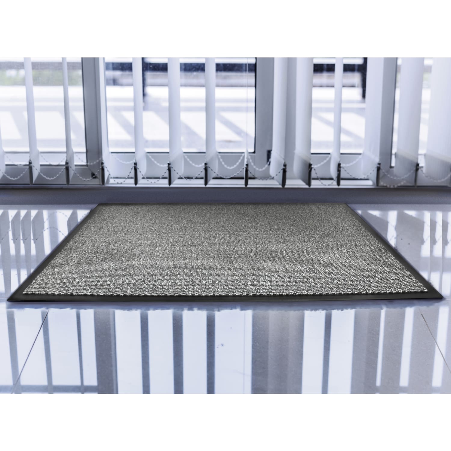 Floortex Doortex Advantagemat Door Mat, 48in x 72in, Gray