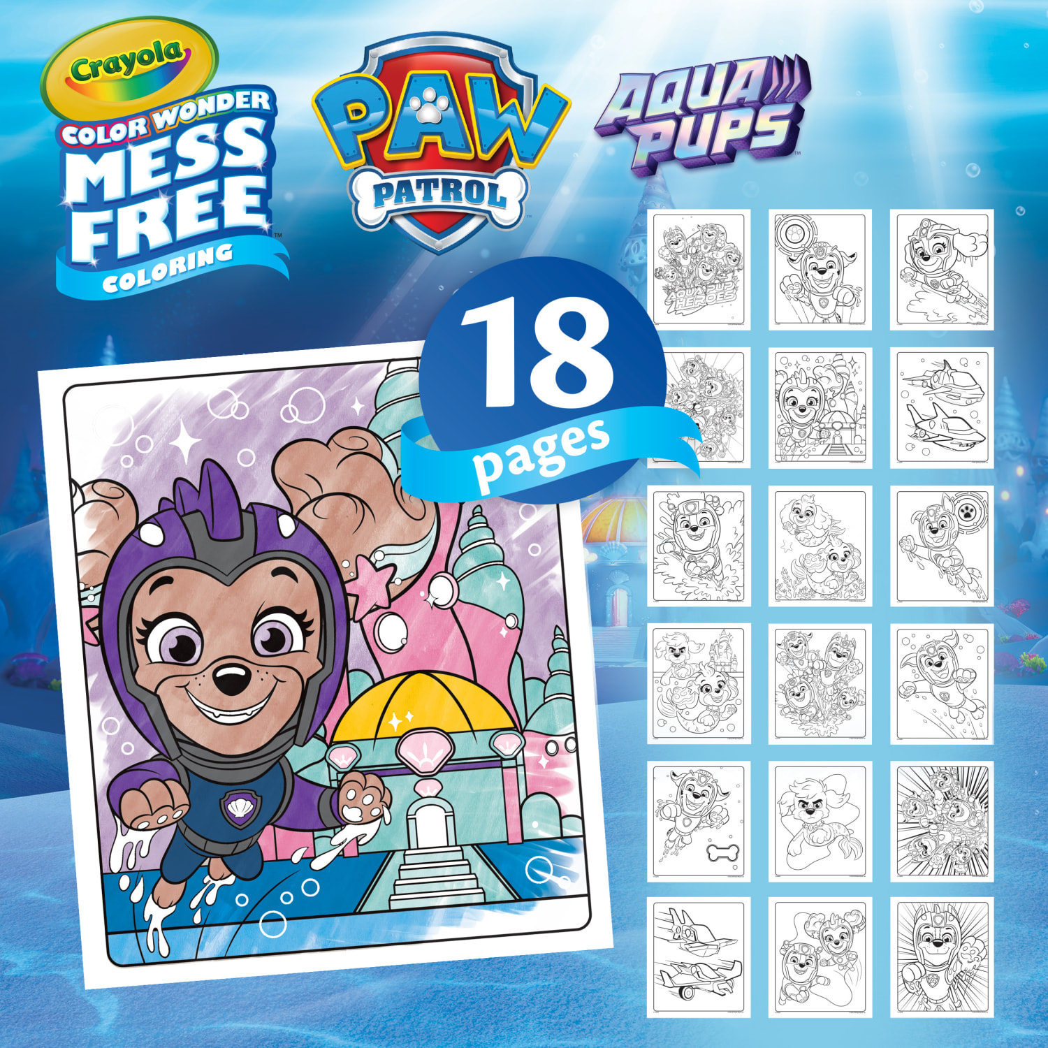 Crayola Color Wonder Mess-Free Coloring Pad & Markers, Paw Patrol - Image 3