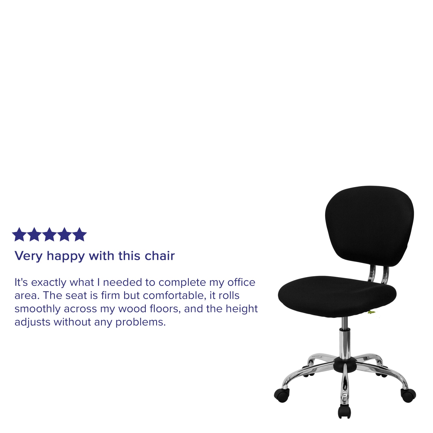 Flash Furniture Mesh Mid Back Swivel Task Chair BlackSilver PopularChairscom