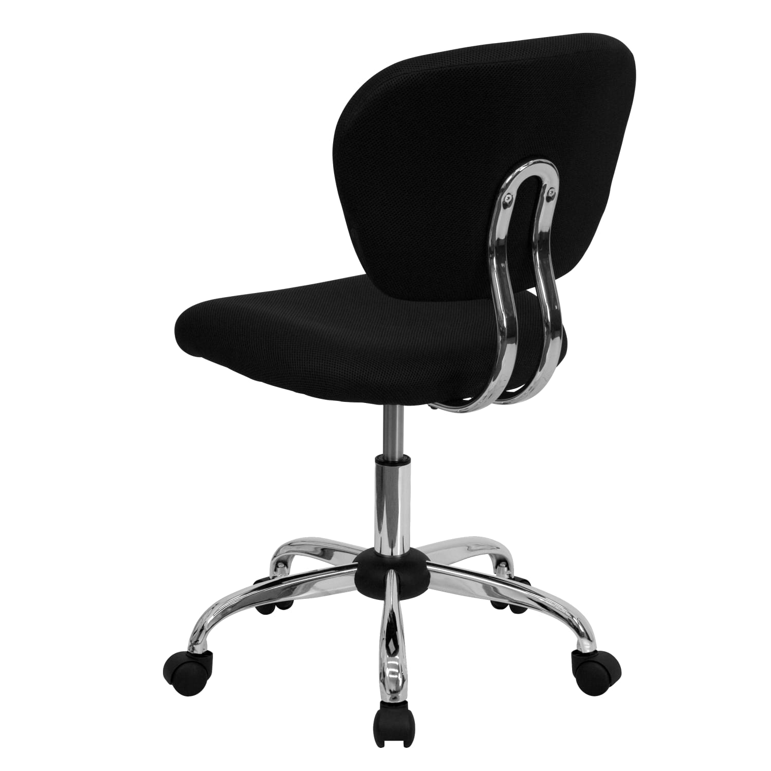 Flash Furniture Mesh Mid Back Swivel Task Chair BlackSilver PopularChairscom