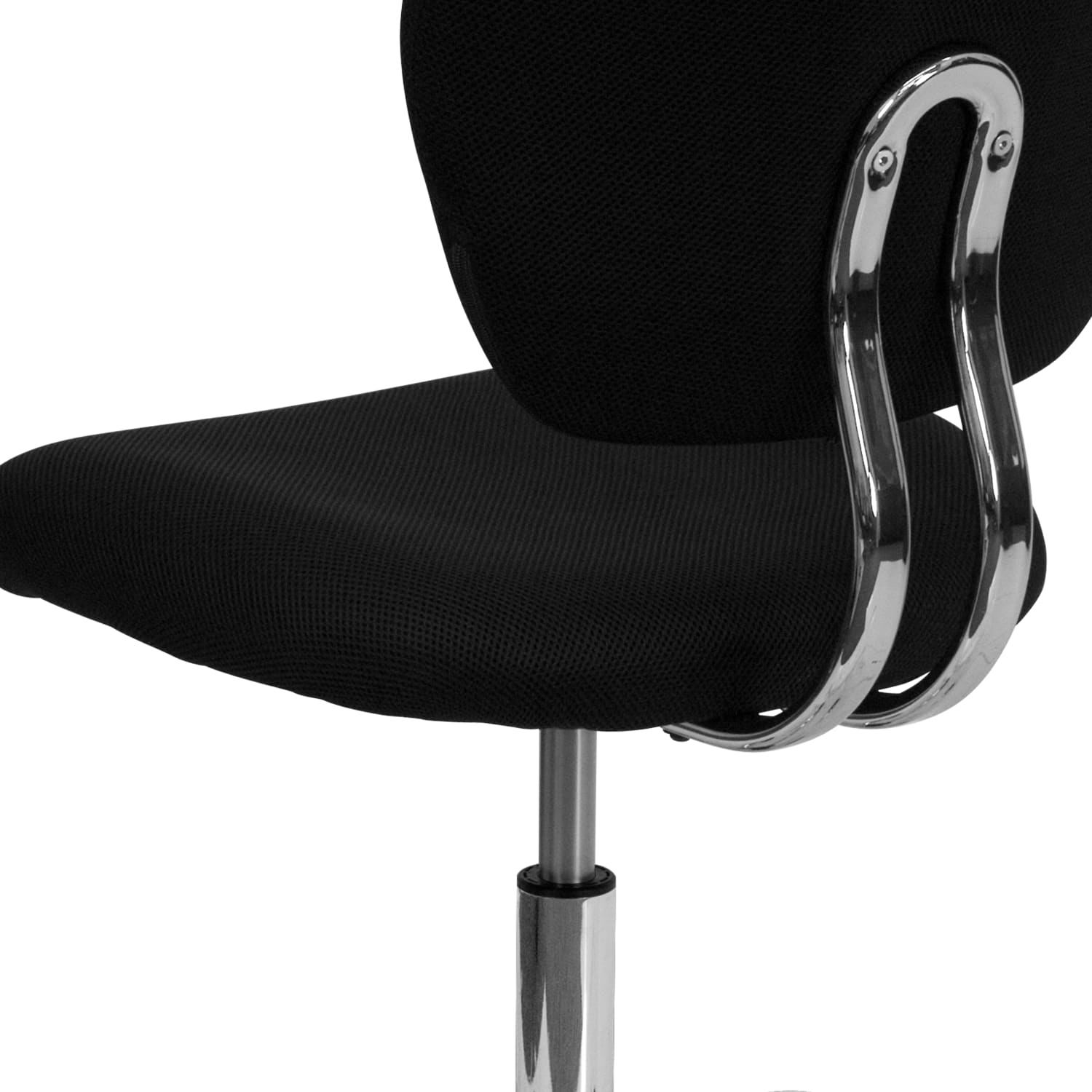 Flash Furniture Mesh Mid Back Swivel Task Chair BlackSilver PopularChairscom