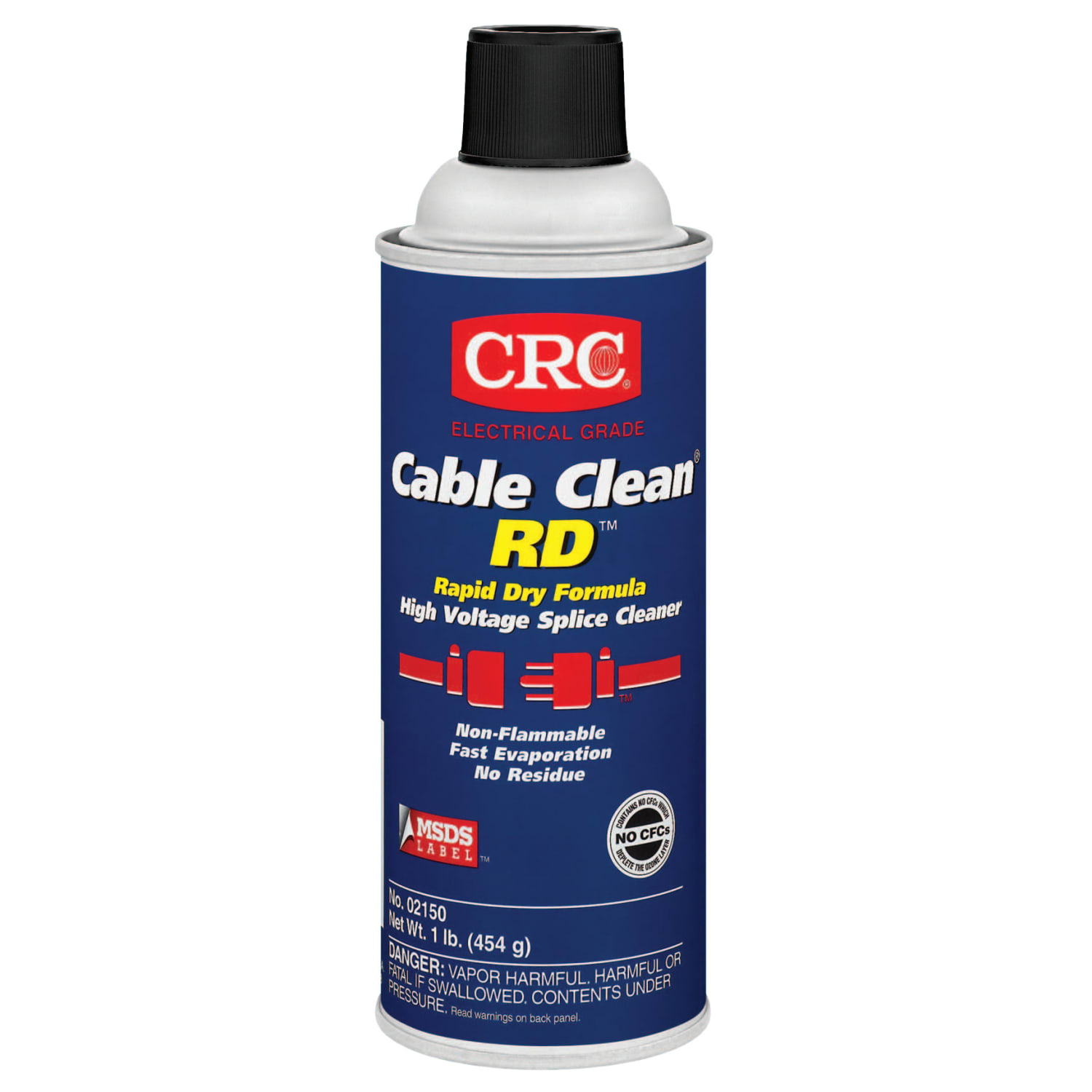 CRC Cable Clean RD High Voltage Splice Cleaners, 16 Oz Can, Case Of 12