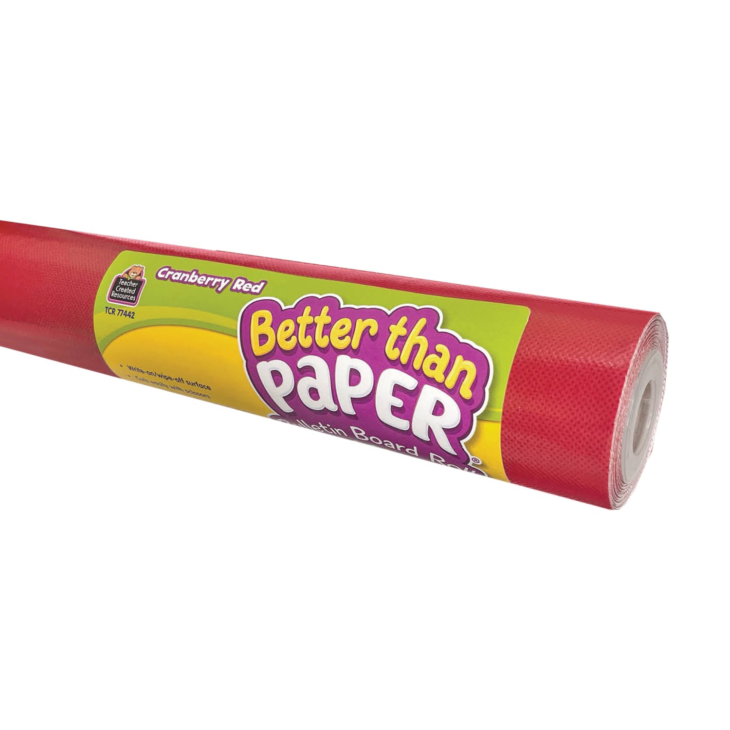 Teacher Created Resources Better Than Paper Bulletin Board Roll, 4ft x 12ft, Cranberry Red, 4-Pack - Image 3