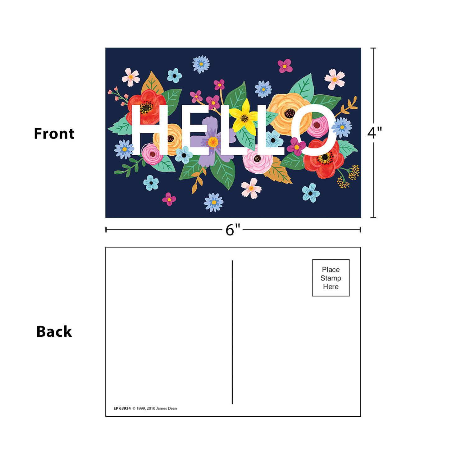 Teacher Created Resources Postcards, 4in x 6in, Wildflowers Hello, 30 Postcards Per Pack, Bundle Of 6 Packs - Image 4