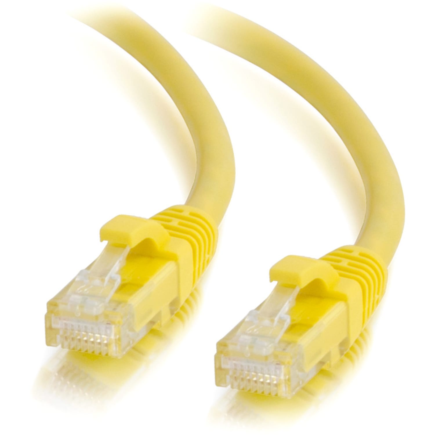 C2G 25ft Cat6 Ethernet Cable - Snagless Unshielded (UTP) - Yellow - Category 6 for Network Device - RJ-45 Male - RJ-45 Male - 25ft - Yellow - Image 6