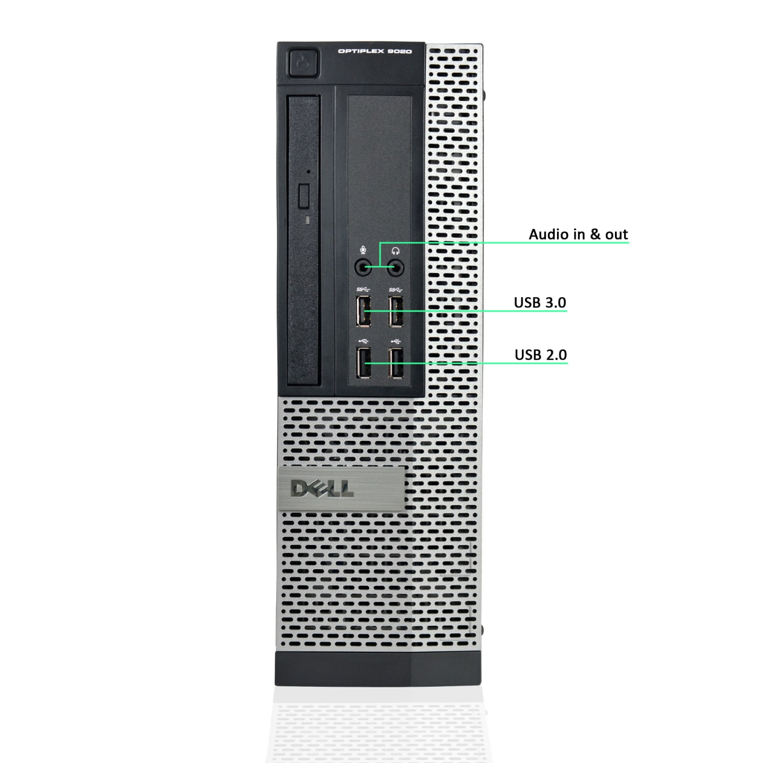 Dell Optiplex 9020-SFF Refurbished Desktop PC, Intel Core i5, 16GB Memory, 256GB Solid State Drive, Windows 10 Pro - Image 5