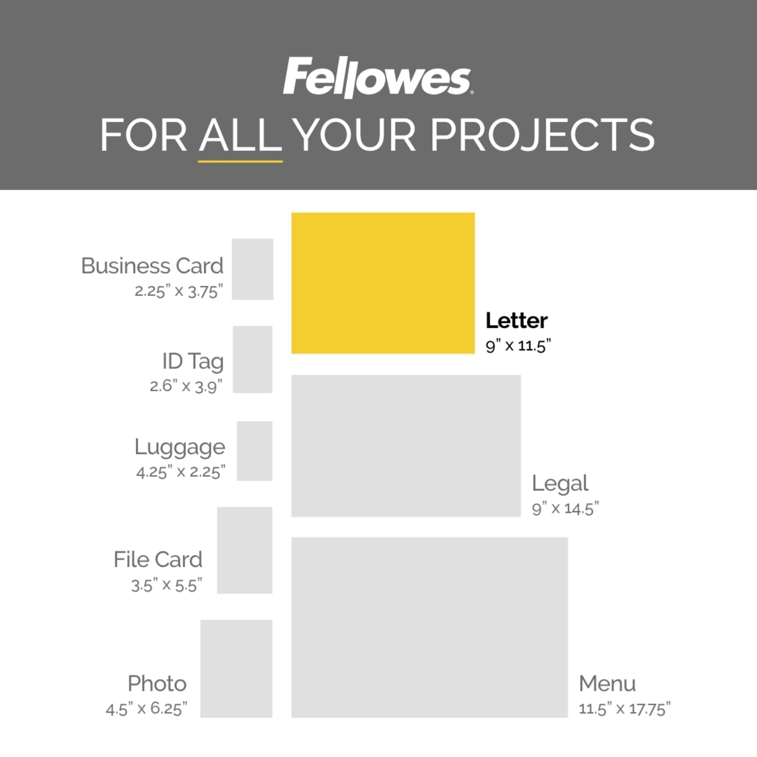Fellowes Clear Laminating Pouches, 9in x 11 1/2in, 7 Mil Thickness, Glossy, Pack Of 100 - Image 3