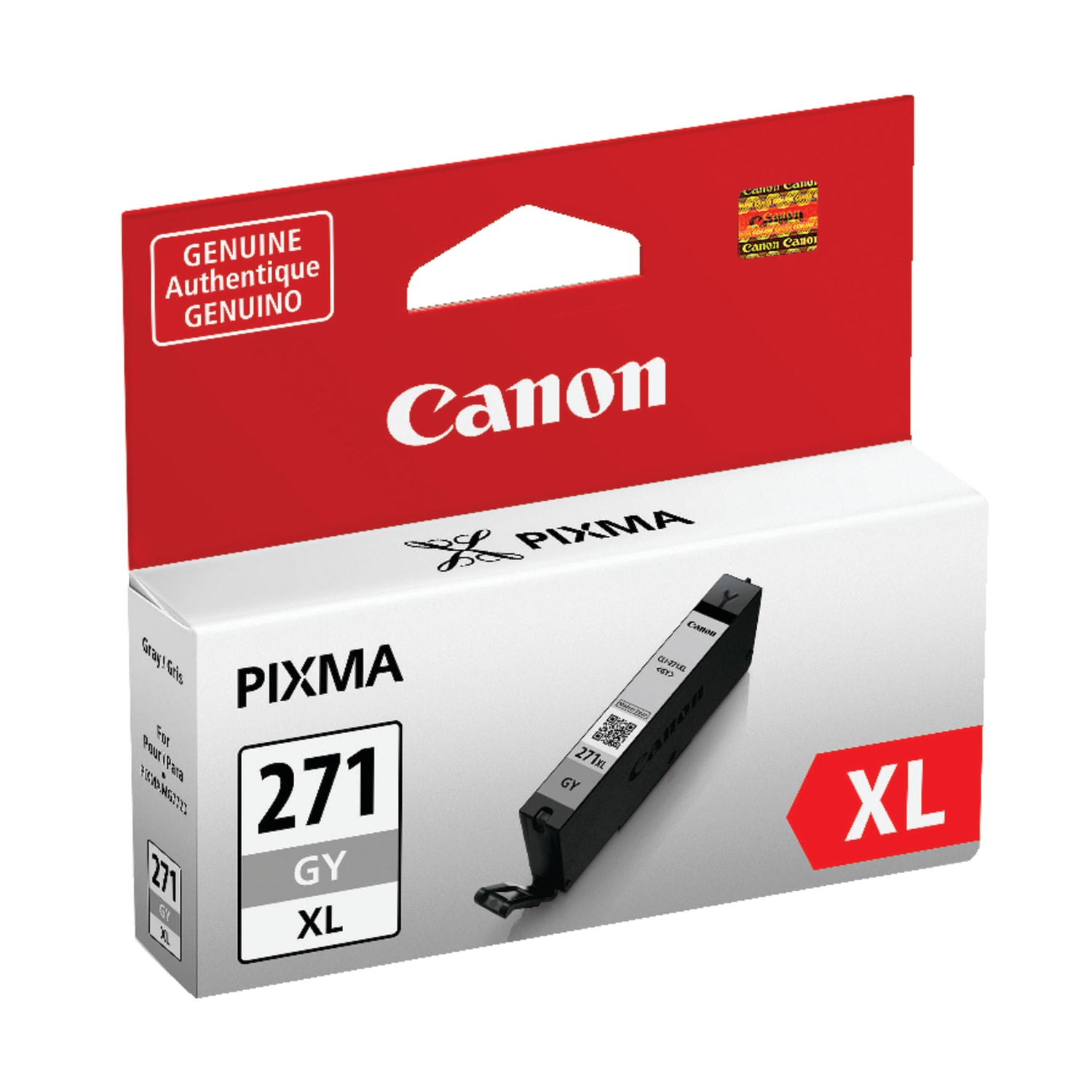 Canon CLI-271XL Gray High-Yield Ink Tank, 0340C001 - Image 3