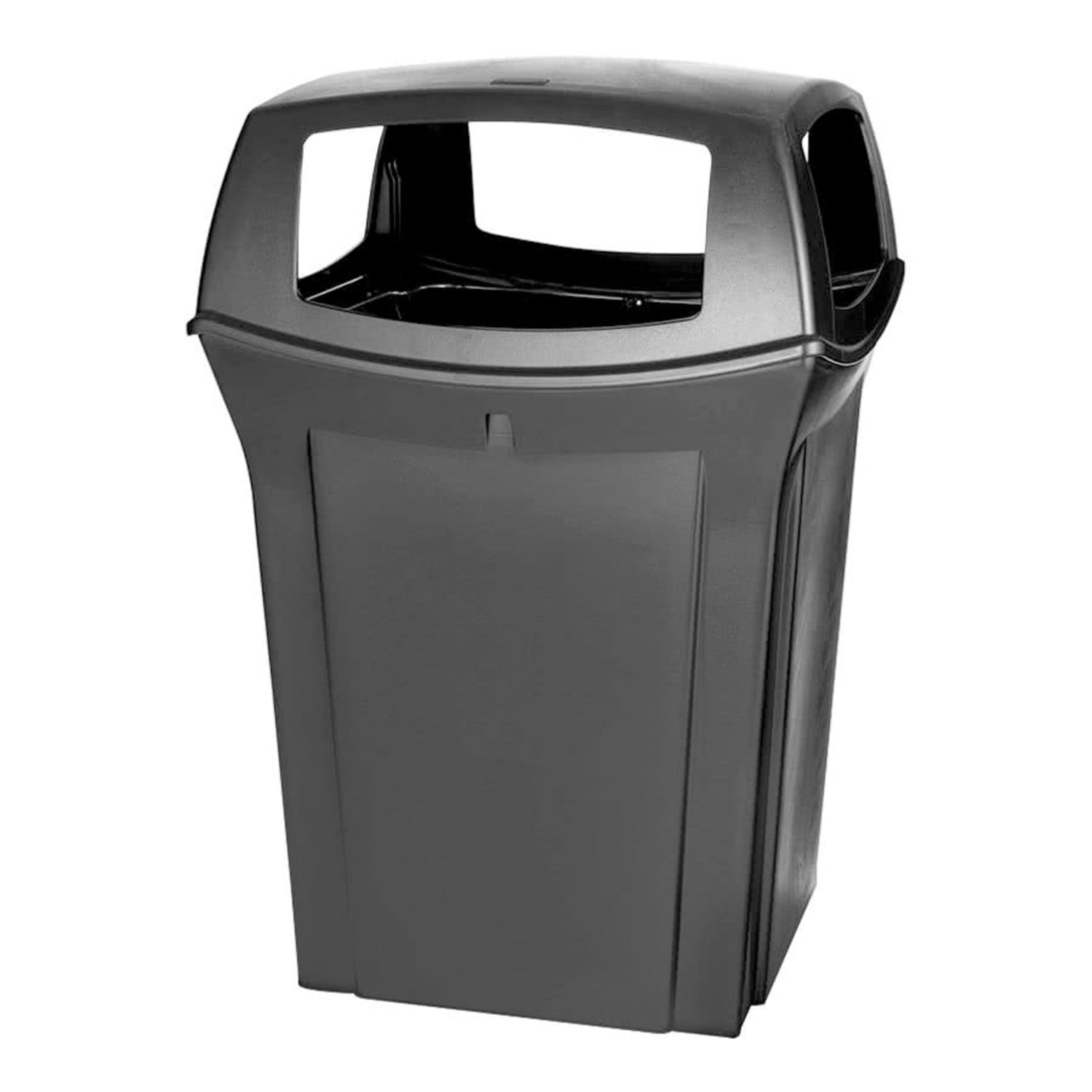 Rubbermaid Ranger Fire-Safe Square Structural Foam Container, 45 Gallons, Black - Image 4