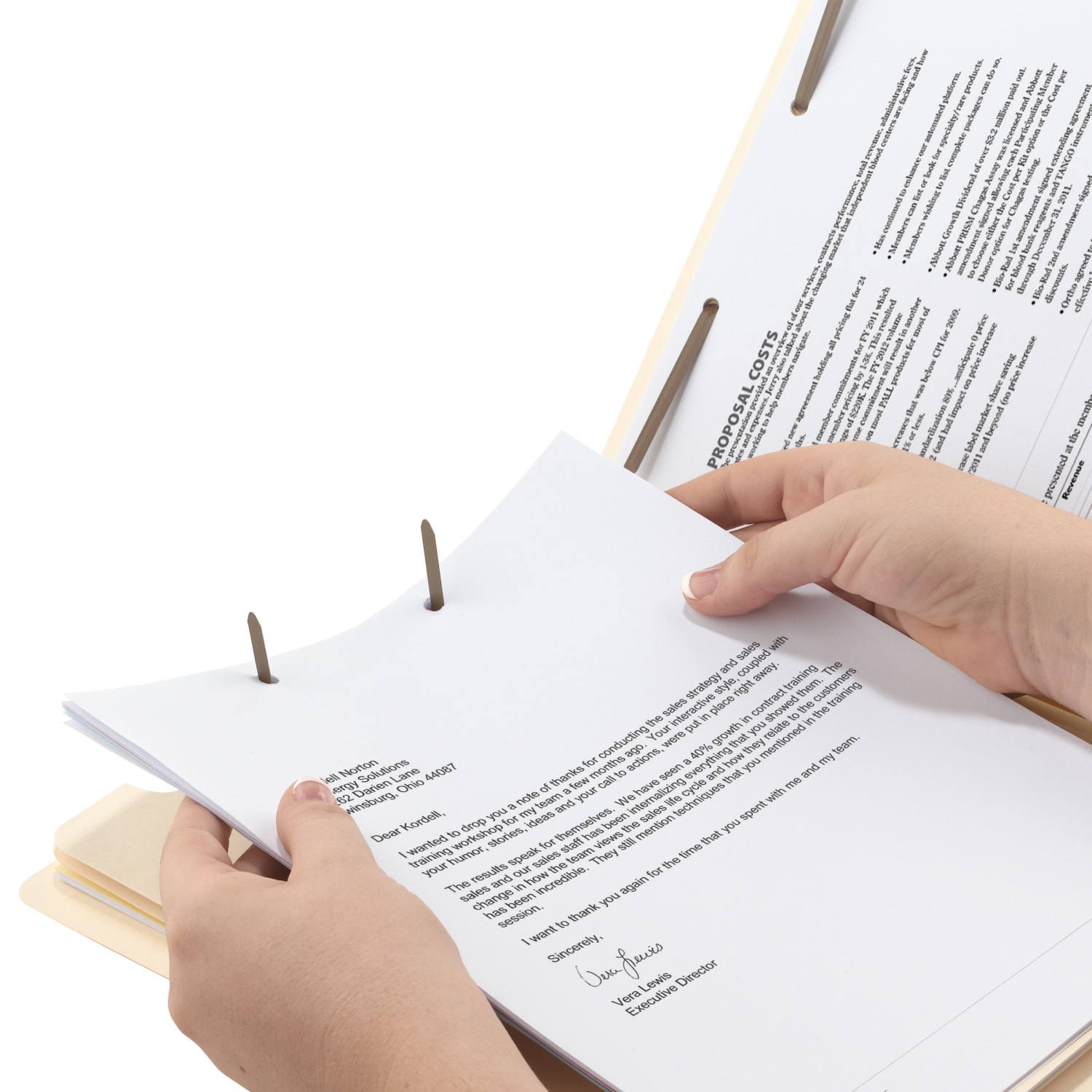 Smead Manila Classification Folders, 2 Dividers, Letter Size, Box Of 10 - Image 5