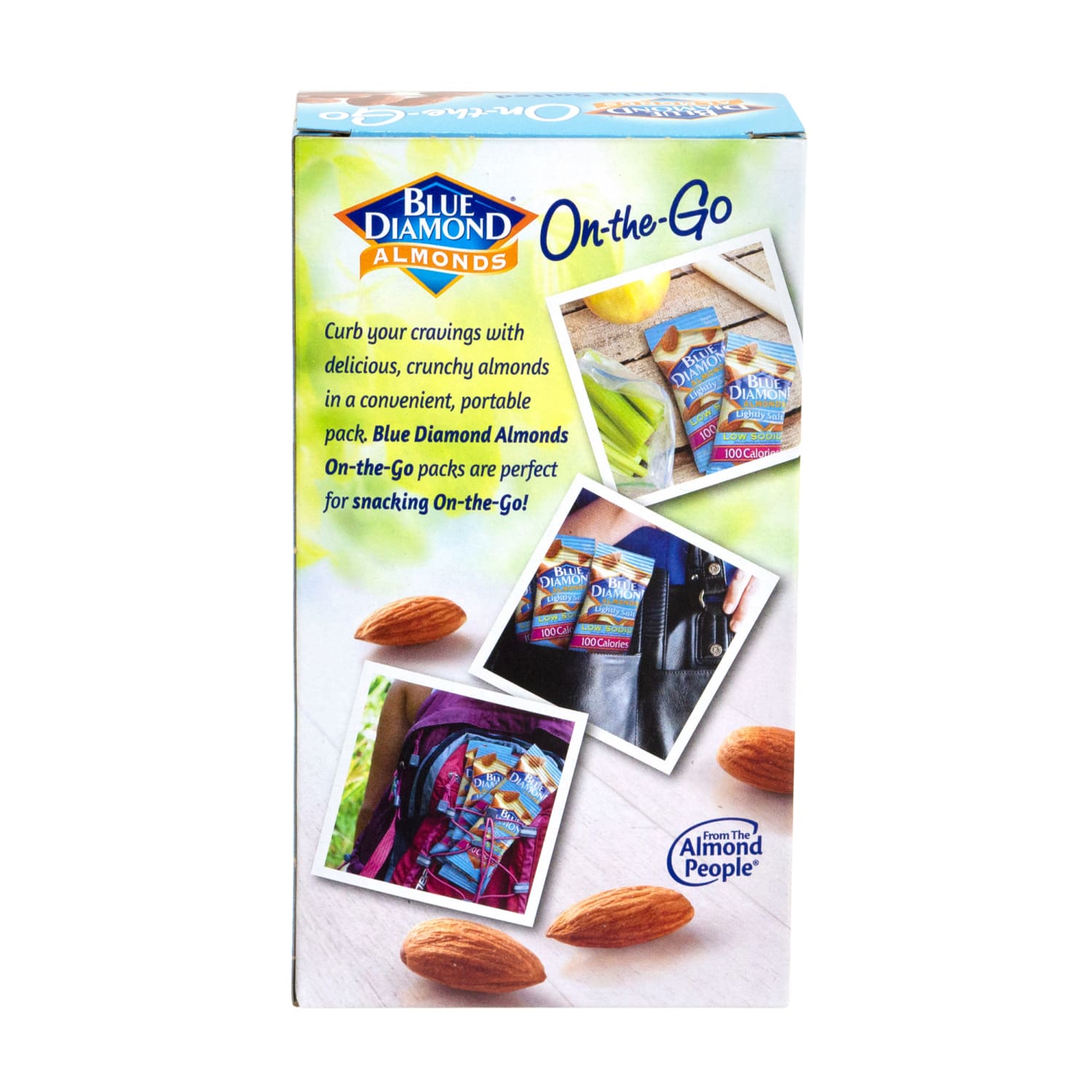 Blue Diamond Lightly Salted Low-Sodium Almonds, 0.63 Oz, Pack Of 42 On-The-Go Pouches - Image 4