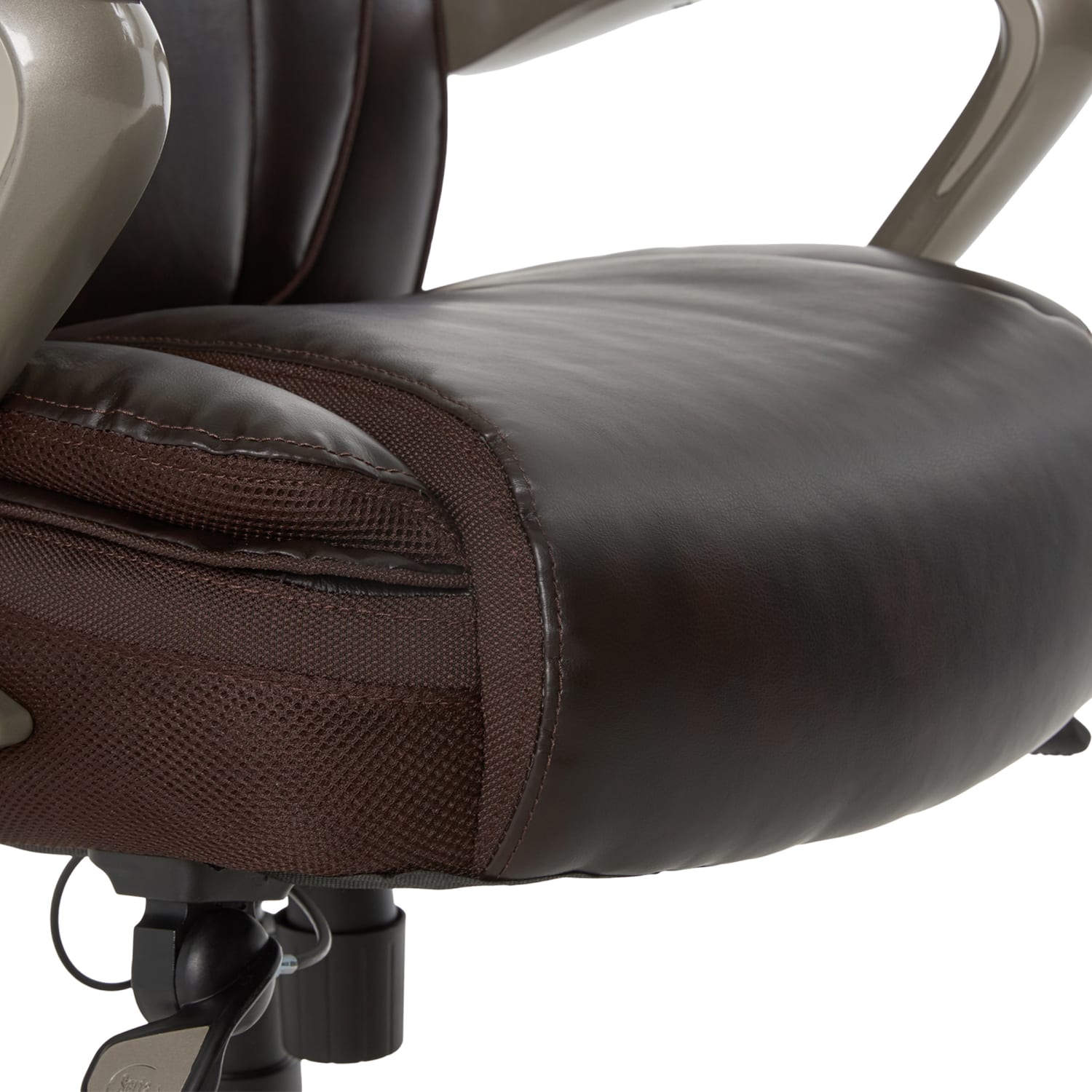 Serta Smart Layers Hensley Big Tall Ergonomic Bonded Leather HighBack Office Chair Roasted ChestnutSatin Nickel PopularChairscom Serta Smart Layers Hensley Big Tall Ergonomic Bonded Leather High Back Office Chair Roasted ChestnutSatin Nickel PopularChairscom