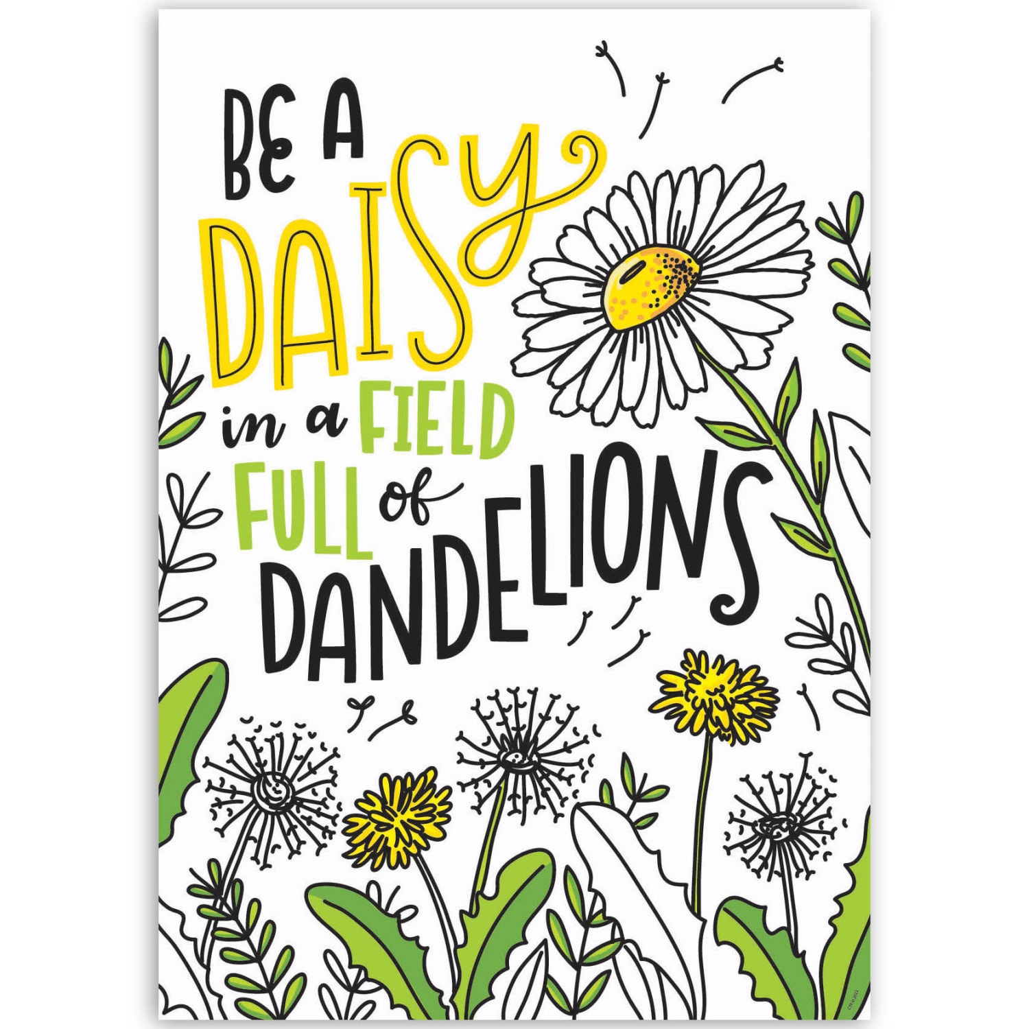 Creative Teaching Press Bright Blooms Inspire U Posters, 19in x 13-3/8in, Pack Of 4 Posters - Image 6