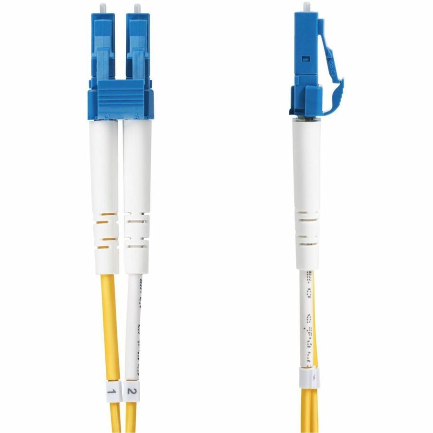StarTech.com 30m (98.4ft) LC to LC (UPC) OS2 Single Mode Duplex Fiber Optic Cable, 9/125, 100G, Low Insertion Loss, LSZH Fiber Jumper Cord - Image 3