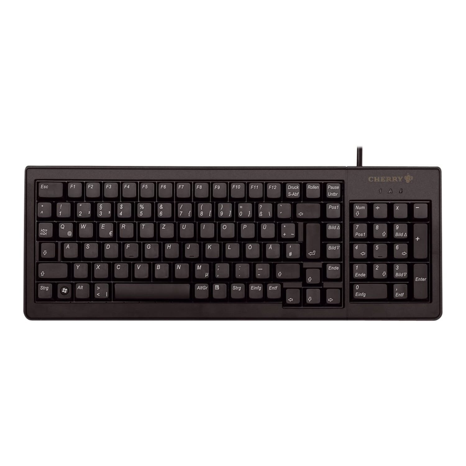 CHERRY G84-5200 XS Complete Keyboard - Keyboard - PS/2, USB - QWERTY - US - black