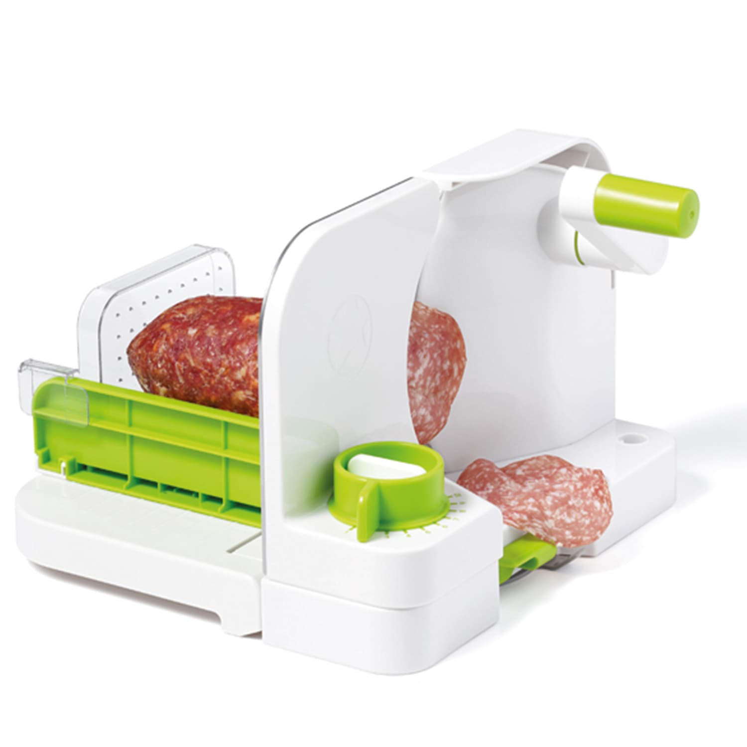 Starfrit 092968-002-0000 Manual Deli Slicer, Green/White - Image 5