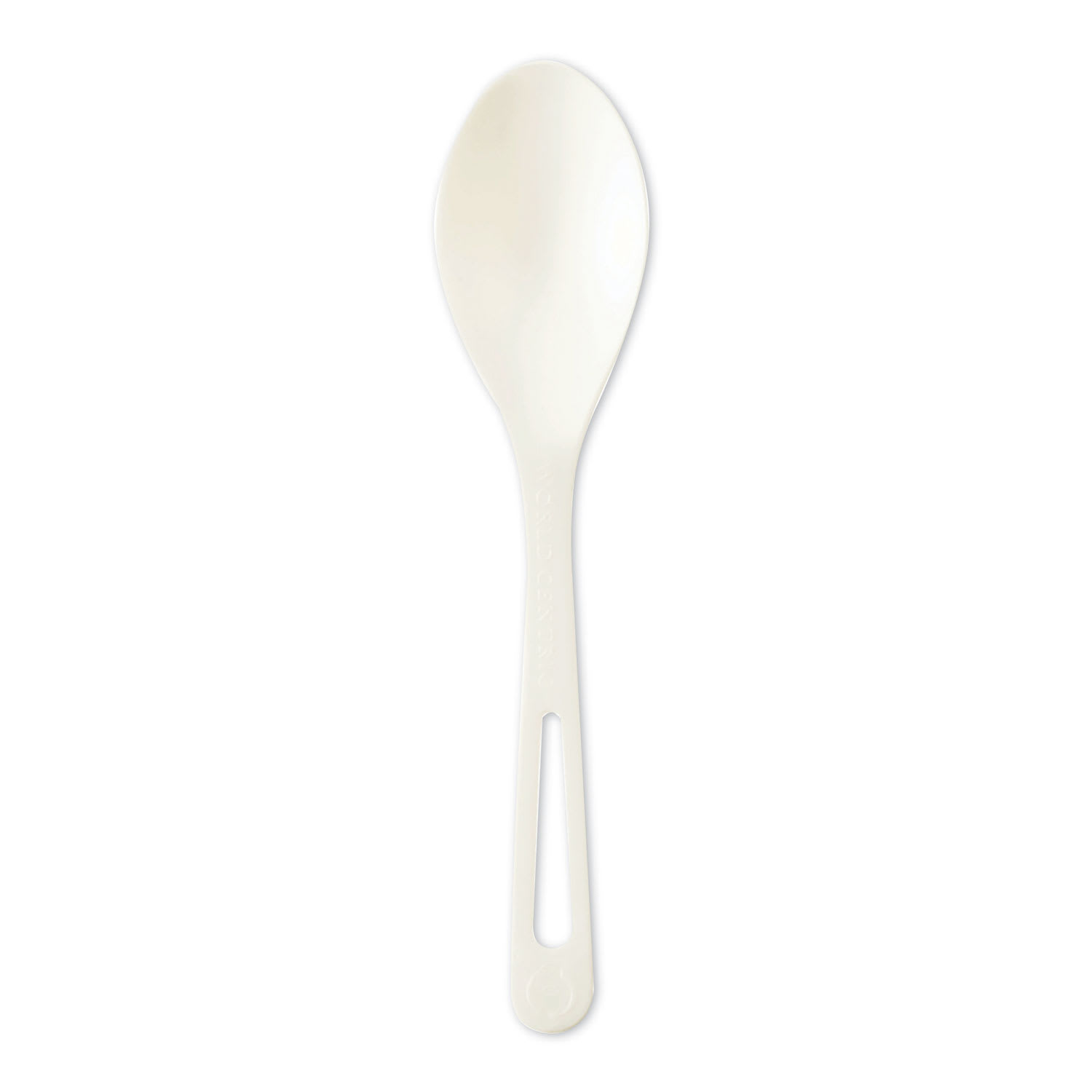 World Centric Cutlery, Spoon, 6in, White, 1,000/Carton