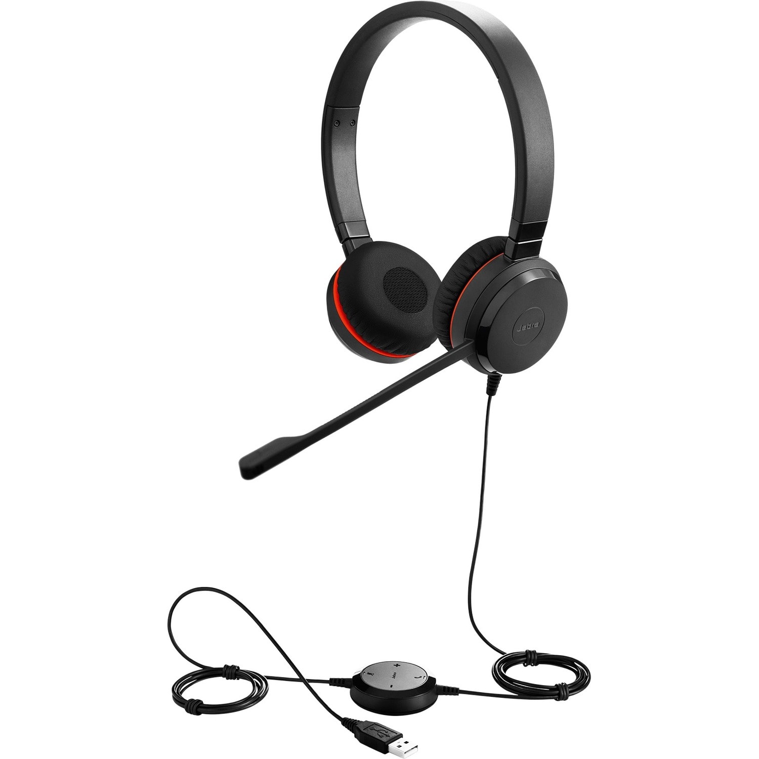 Jabra Evolve 30 II Headset - Stereo - Mini-phone (3.5mm), USB - Wired - 32 Ohm - 150 Hz to 7 kHz - Ove - GSA5399823309 - Image 3