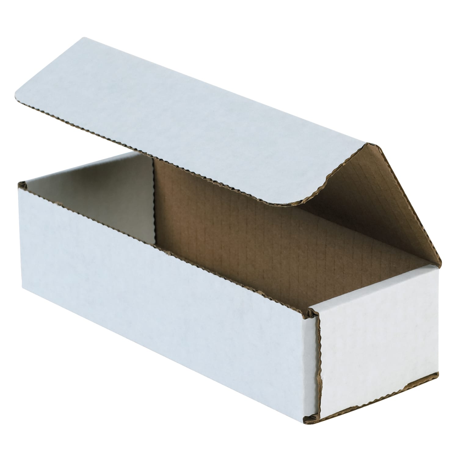 Partners Brand 12in Corrugated Mailers, 2inH x 4inW x 12inD, White, Pack Of 50
