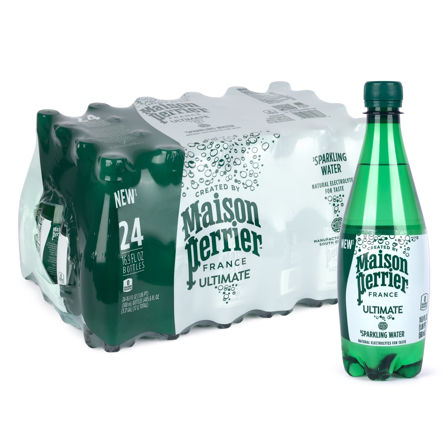 Nestle Perrier Sparkling Natural Mineral Water, 16.9 Oz, Case of 24 Bottles - Image 4