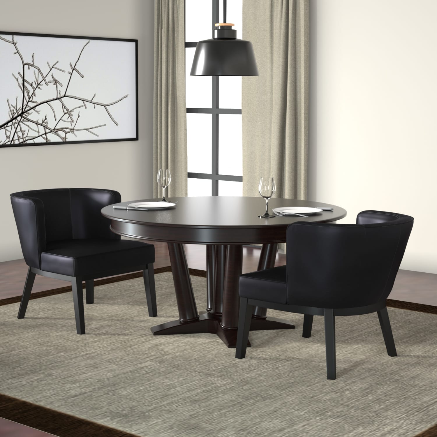 Boss Office Products Ava Accent Chair Black PopularChairscom