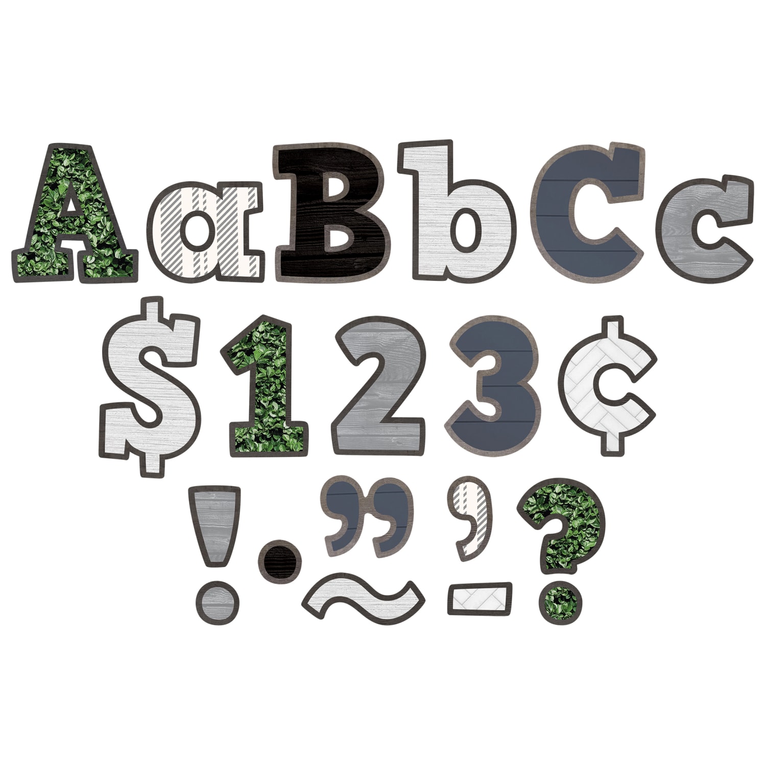 Teacher Created Resources 4in Letters, Modern Farmhouse, 230 Pieces Per Pack, Set Of 3 Packs - Image 3