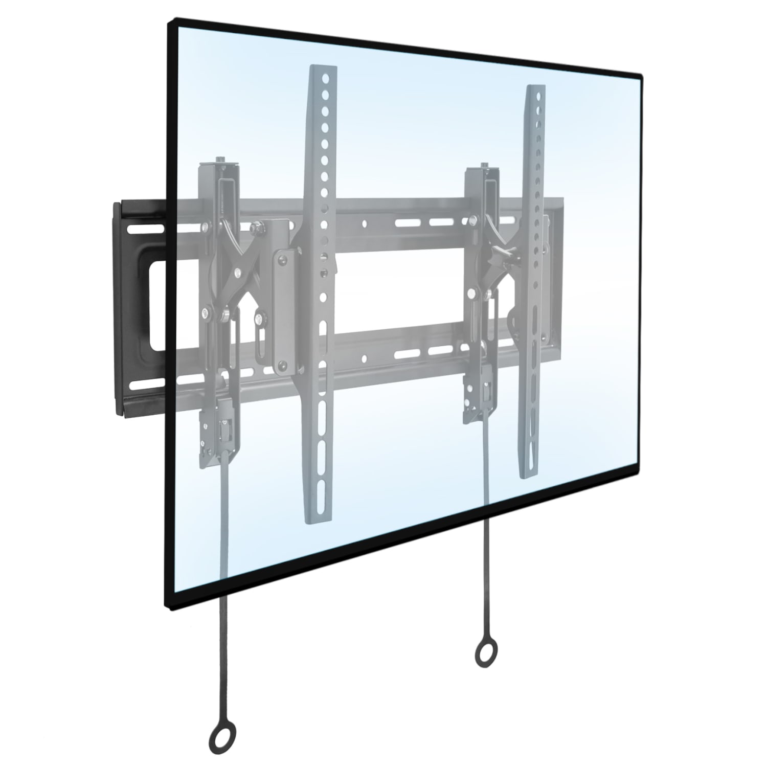 Mount-It! Advanced Tilt Premium TV Wall Mount For Screens 37 - 80in, 8-13/16inH x 28inW x 3-3/4inD, Black - Image 3