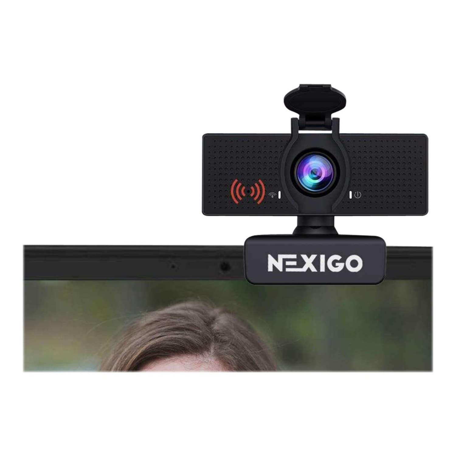 NexiGo N60 - Webcam - color - 2 MP - 1920 x 1080 - 1080p - fixed focal - audio - USB 2.0 - MJPEG, H.264, H.265, YUV2 - Image 5