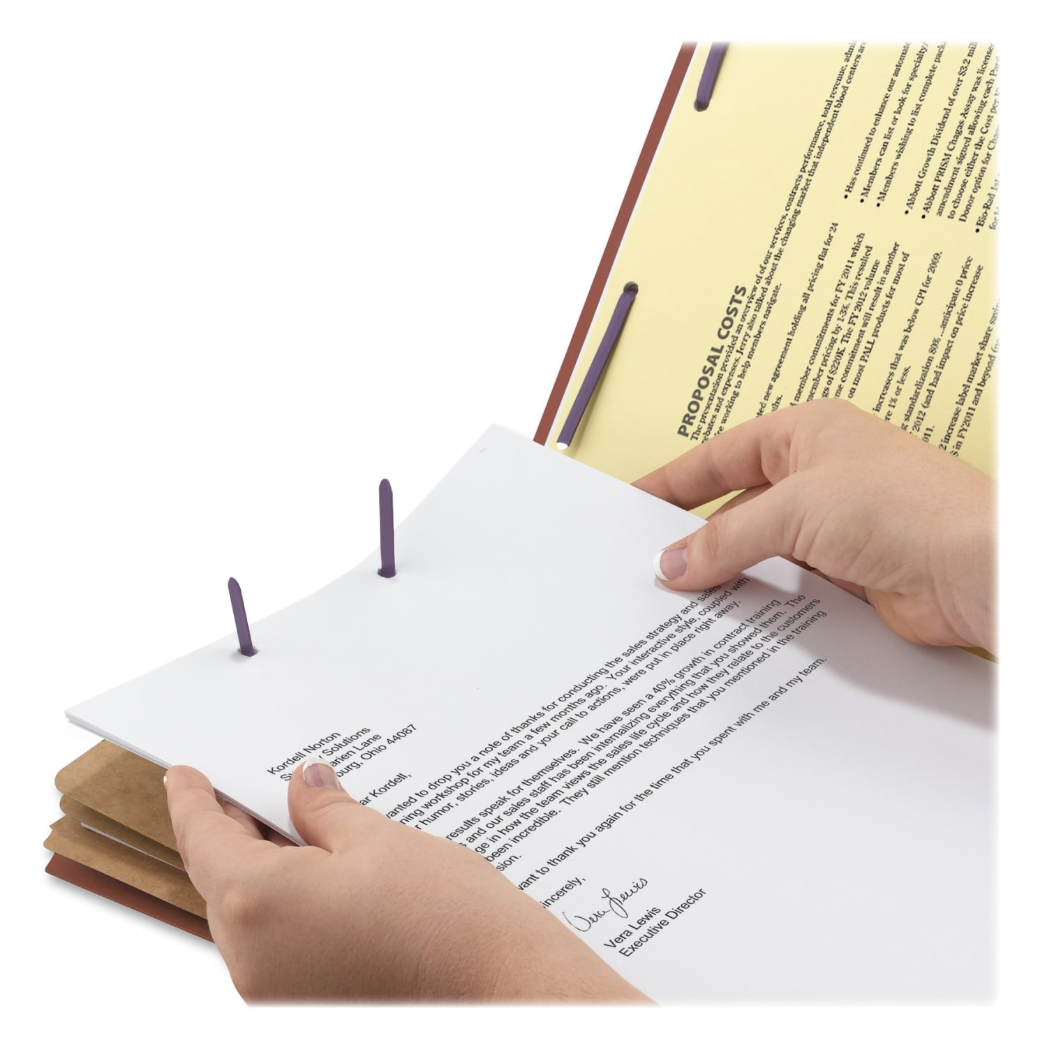 Smead Classification Folders, With SafeSHIELD Coated Fasteners, 3 Dividers, 3in Expansion, Legal Size, 100% Recycled, Red, Box Of 10 - Image 5