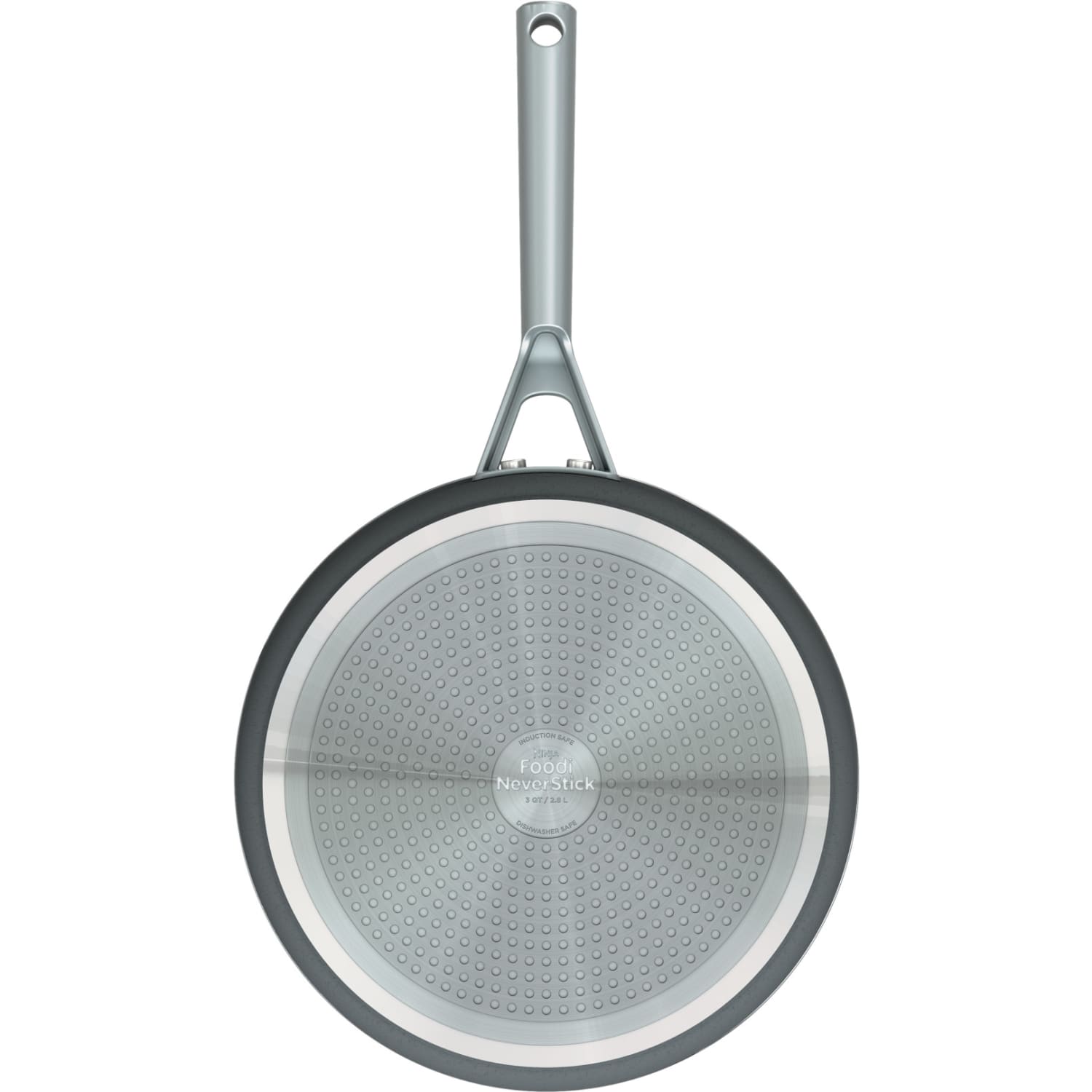 Ninja Foodi NeverStick Premium Hard-Anodized 3-Quart Saute Pan, Slate Gray - Image 3