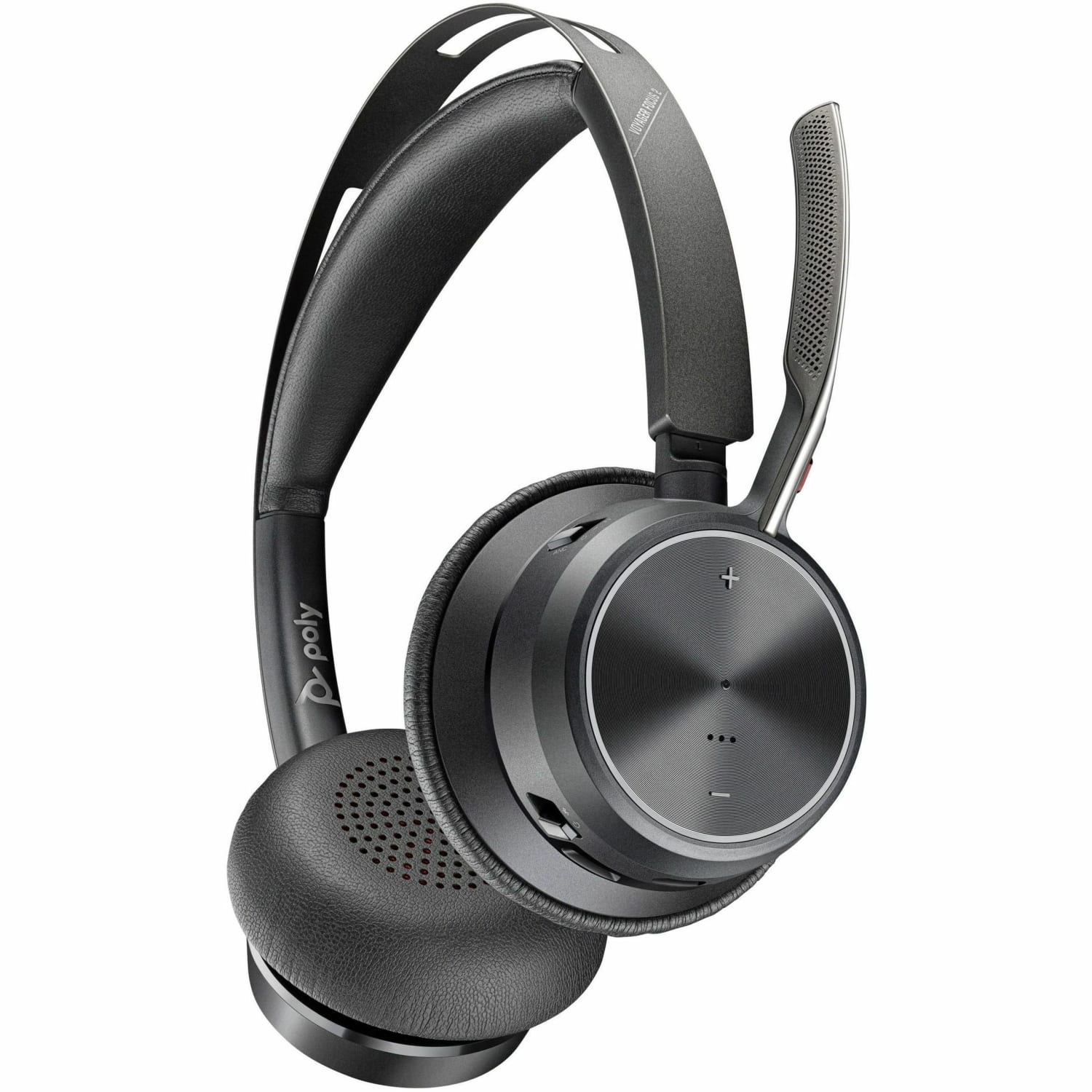 Poly Voyager Focus 2, Headset, on-ear, Bluetooth, wireless, active noise canceling, USB-C via Bluetooth adapter, black, Zoom Certified, 9T9J3AAAC3 - Image 5