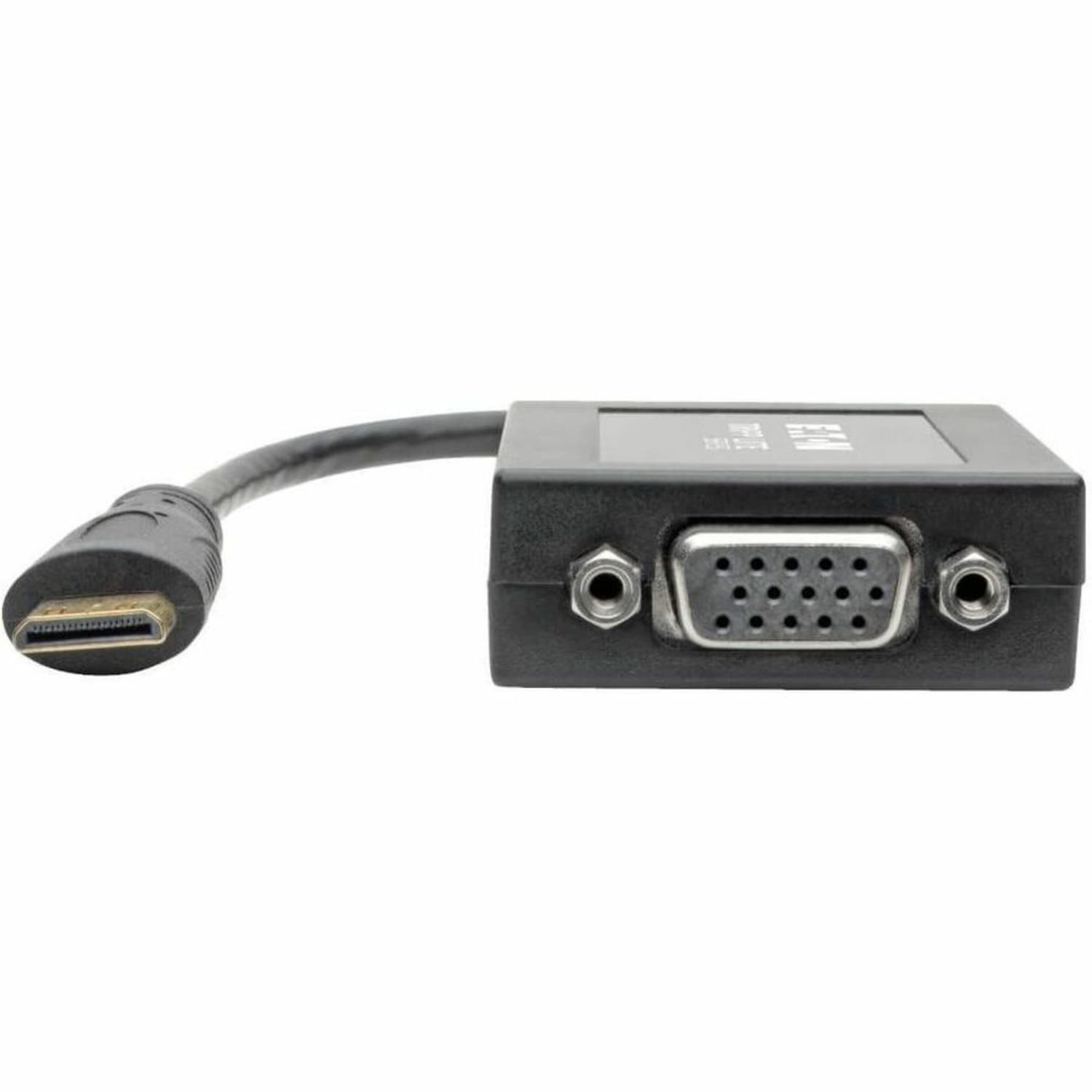Eaton Tripp Lite Series Mini HDMI to VGA Adapter Converter fo Smartphone / Tablet / Ultrabook - Video converter - Mini-HDMI - VGA - black - Image 4