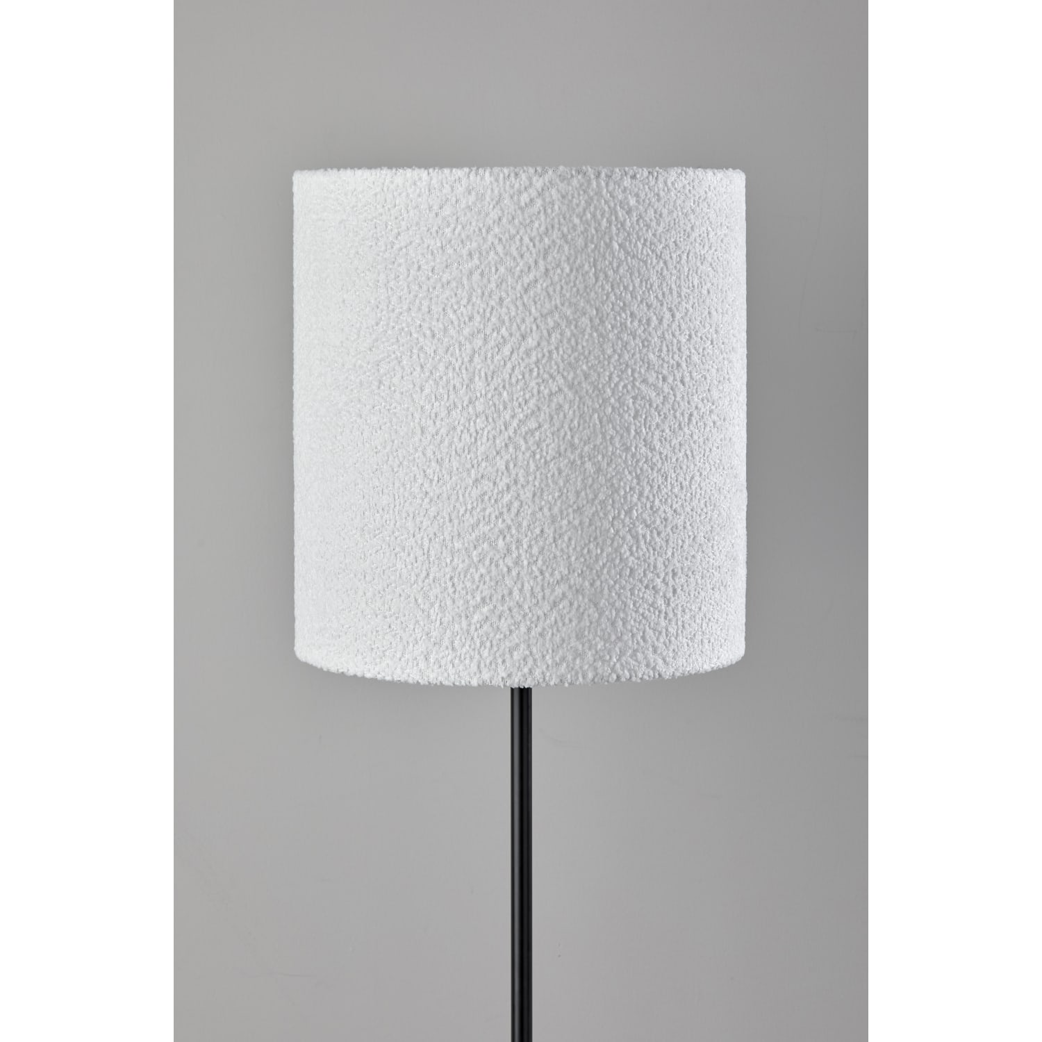 Adesso Brielle Floor Lamp, 62inH, White Shade/Natural Base - Image 5