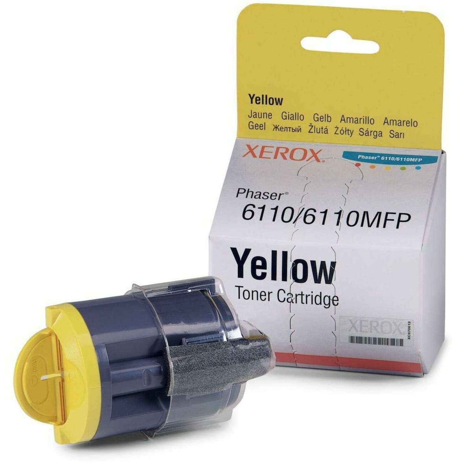 Xerox 6110/6110MFP Yellow Toner Cartridge, 106R01273 - Image 3