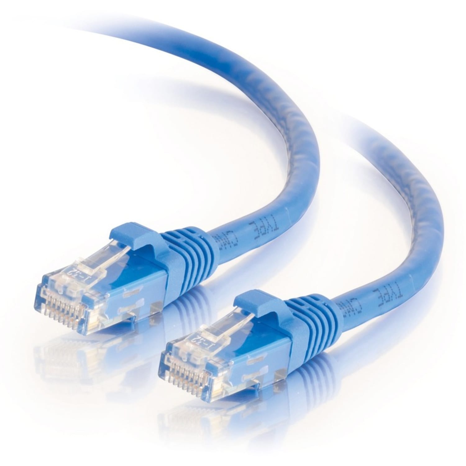 C2G 3ft Cat6 Snagless Unshielded UTP Ethernet Network Patch Cable (RJ45 M/M), Blue, Standard RJ45 Connectors, 5600pf/100m - Category 6  - 27141