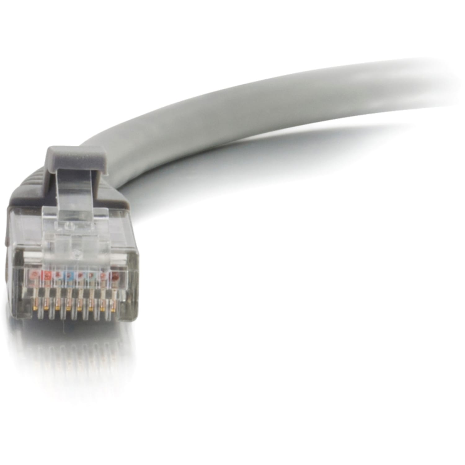 C2G 14ft Cat6 Ethernet Cable - Snagless Unshielded (UTP) - Gray - Category 6 for Network Device - RJ-45 Male - RJ-45 Male - 14ft - Gray - Image 4