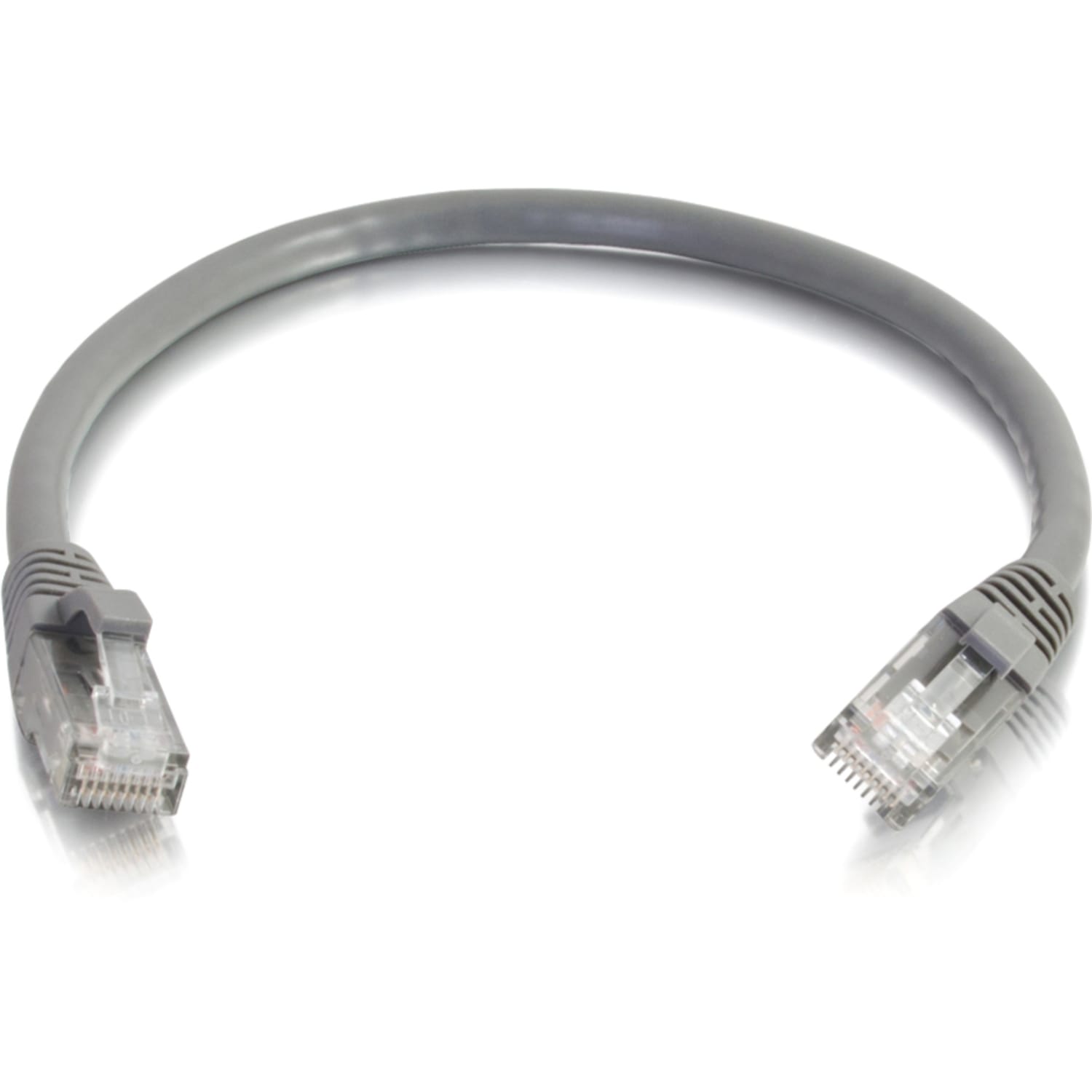 C2G 5ft Cat6 Ethernet Cable - Snagless Unshielded (UTP) - Gray - RJ-45 Male - RJ-45 Male - 5ft - Gray - Image 5