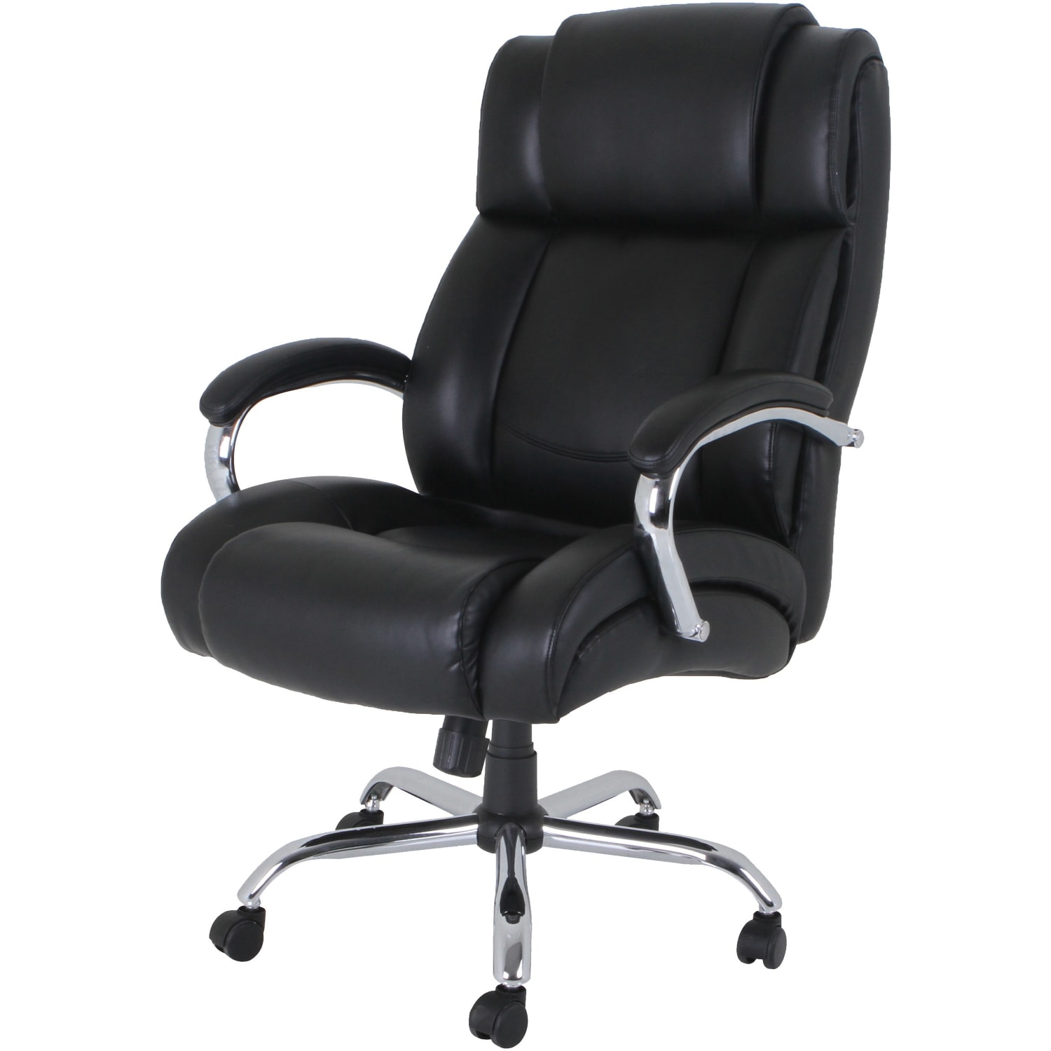 Lorell UltraCoil Comfort Big Tall Bonded Leather Chair Black PopularChairscom Lorell UltraCoil Comfort Big Tall Bonded Leather Chair Black PopularChairscom
