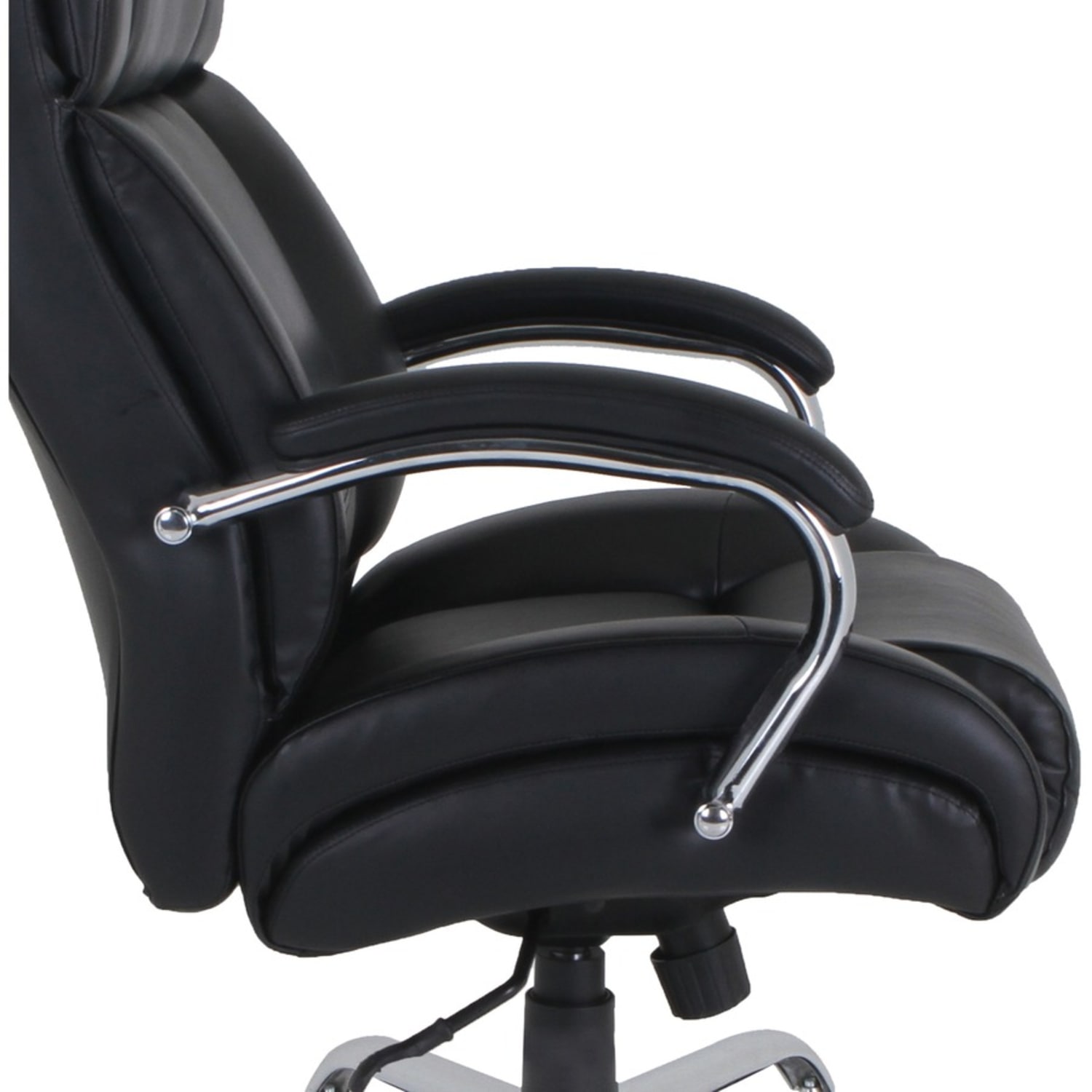 Lorell UltraCoil Comfort Big Tall Bonded Leather Chair Black PopularChairscom Lorell UltraCoil Comfort Big Tall Bonded Leather Chair Black PopularChairscom