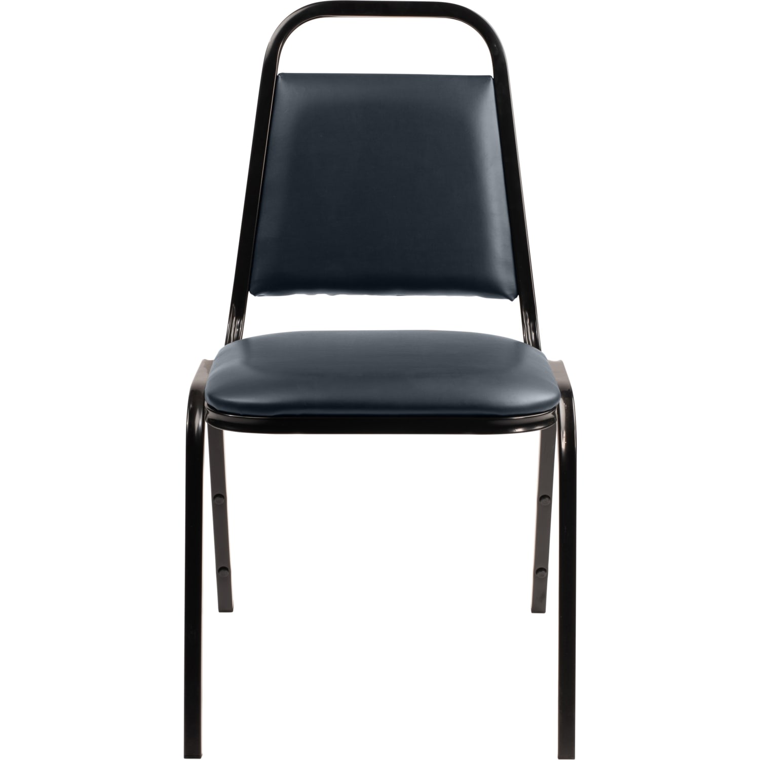 National Public Seating 9100 Series Vinyl Upholstered Banquet Stack Chairs, Midnight Blue/Black, Pack Of 4 Chairs - Image 5