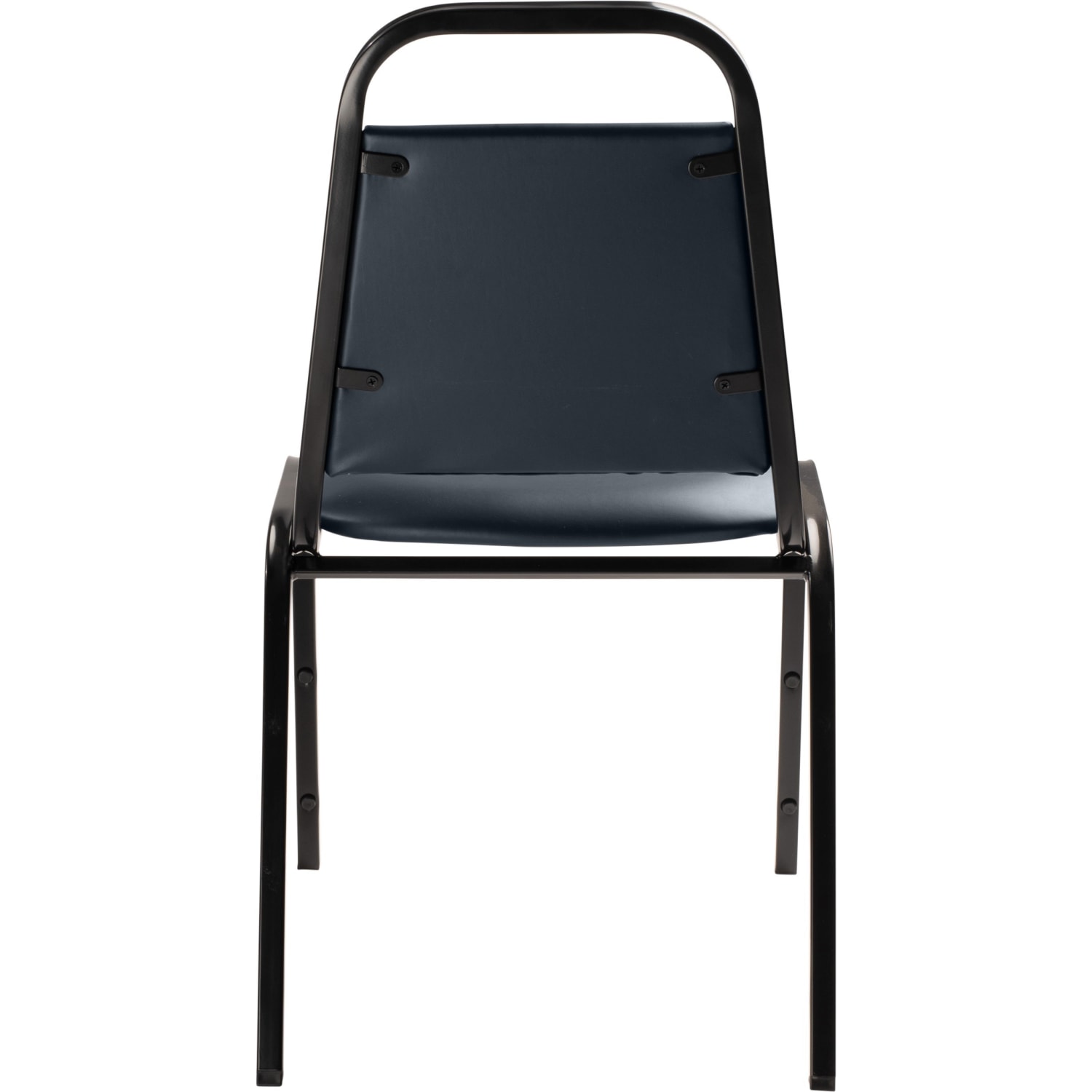 National Public Seating 9100 Series Vinyl Upholstered Banquet Stack Chairs Midnight BlueBlack Pack Of 4 Chairs PopularChairscom