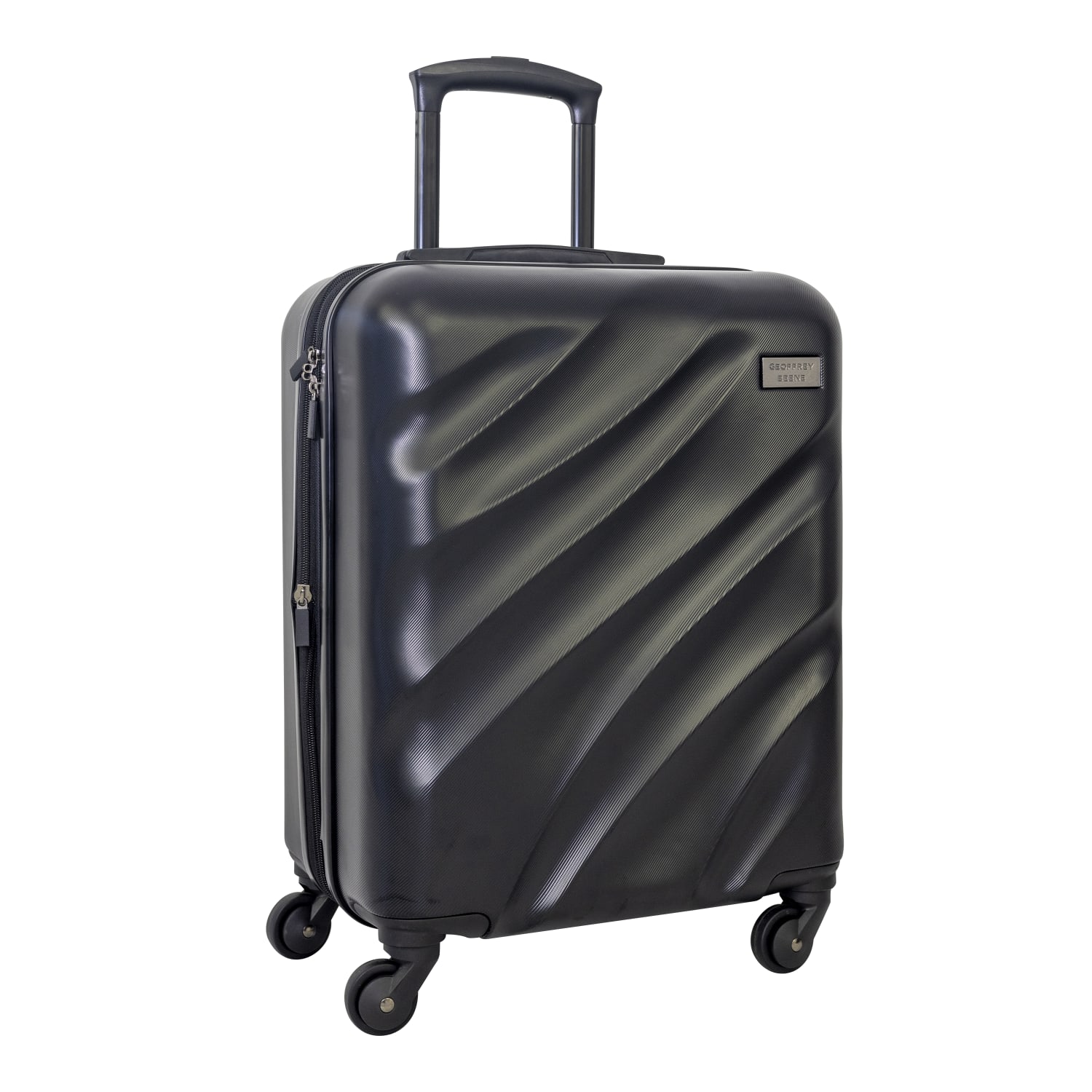 Geoffrey Beene Puffer Hardside 2-Piece Luggage Set, Black - Image 4