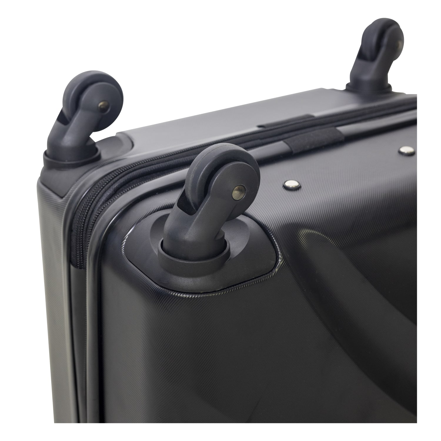 Geoffrey Beene Puffer Hardside 2-Piece Luggage Set, Black - Image 6