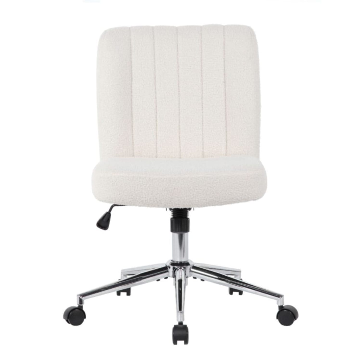 Boss Office Products Boucle Fabric Mid-Back Task Chair, Cream - Image 3