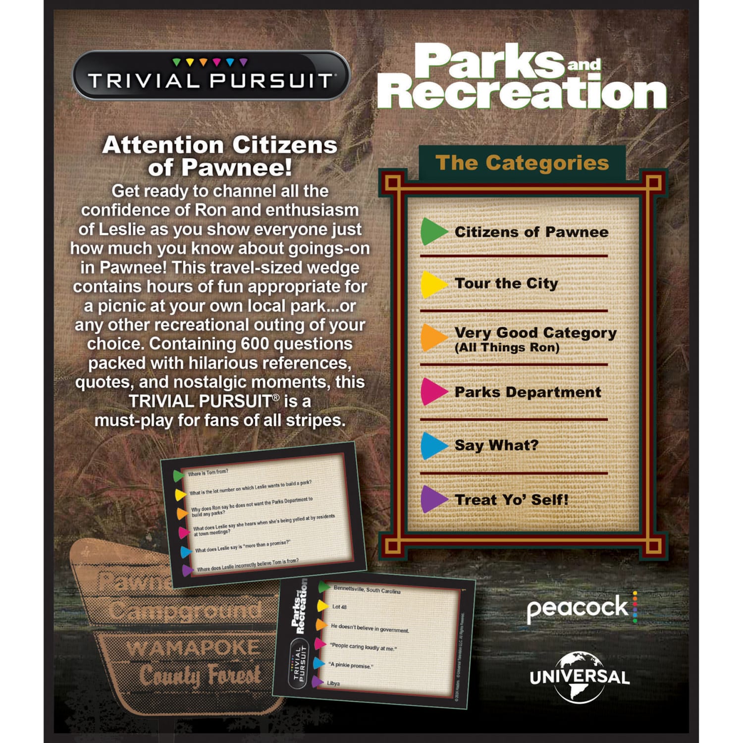 USAopoly TRIVIAL PURSUIT: Parks and Recreation Board Game - Image 5