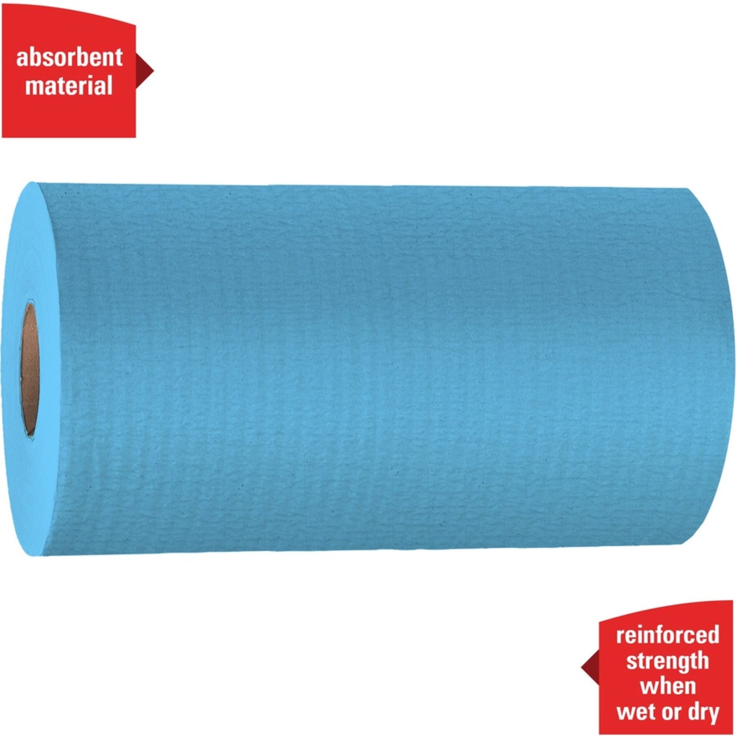 Wypall General Clean X60 Multi-Task Cleaning Cloths - 12.20in Length x 9.80in Width - Absorbent, Reinforced, Strong, Perforated, Durable, Reusable, Residue-free, Sturdy - Blue - 130Roll - 12 / Carton - Image 5